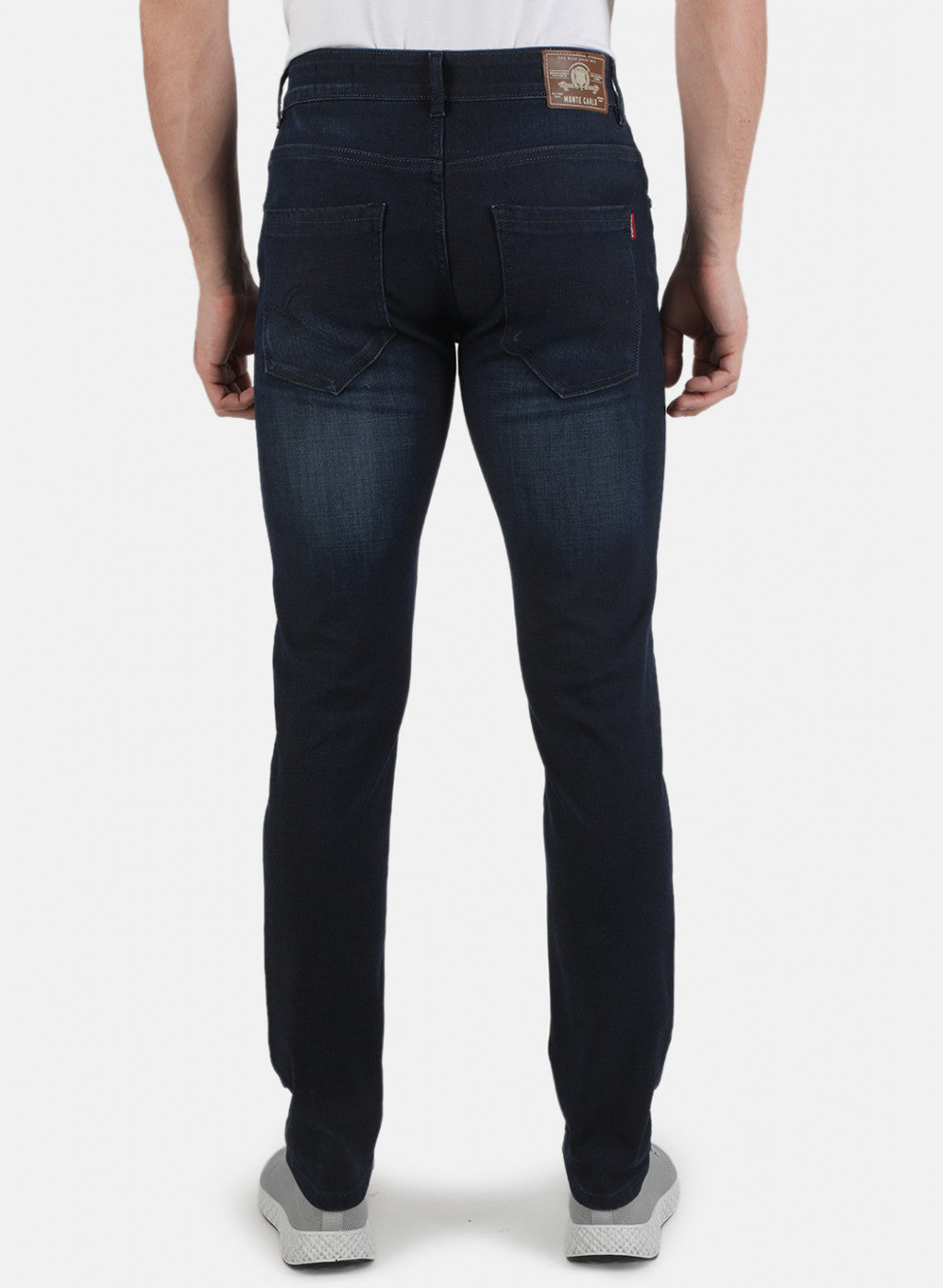 Men Navy Blue Skinny Fit Denim