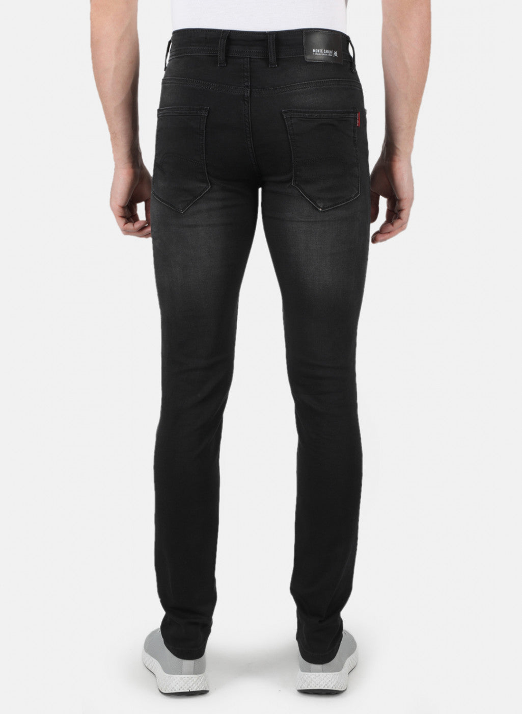 Men Black Skinny Fit Denim