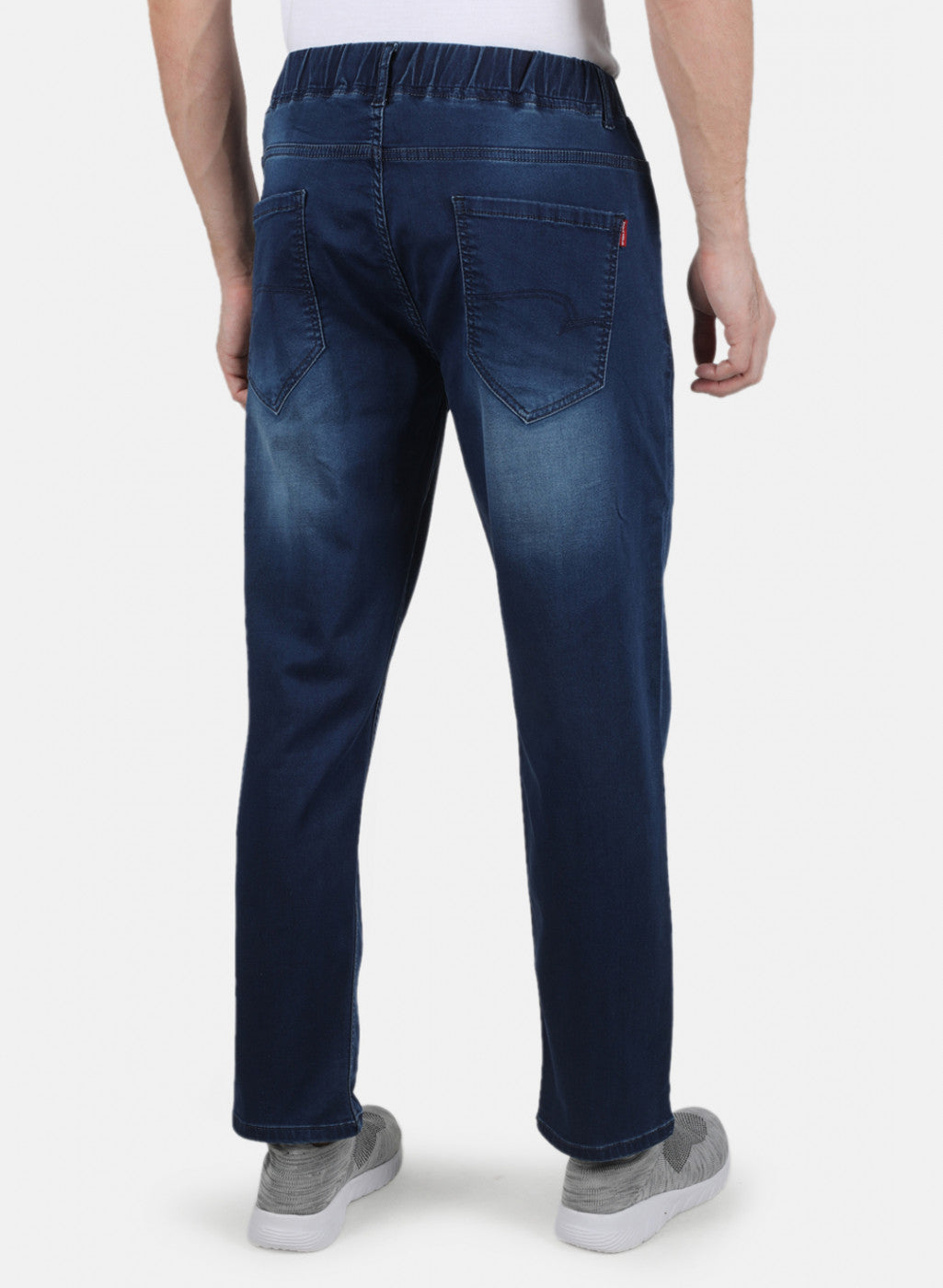 Men Blue Regular Fit Denim Jogger