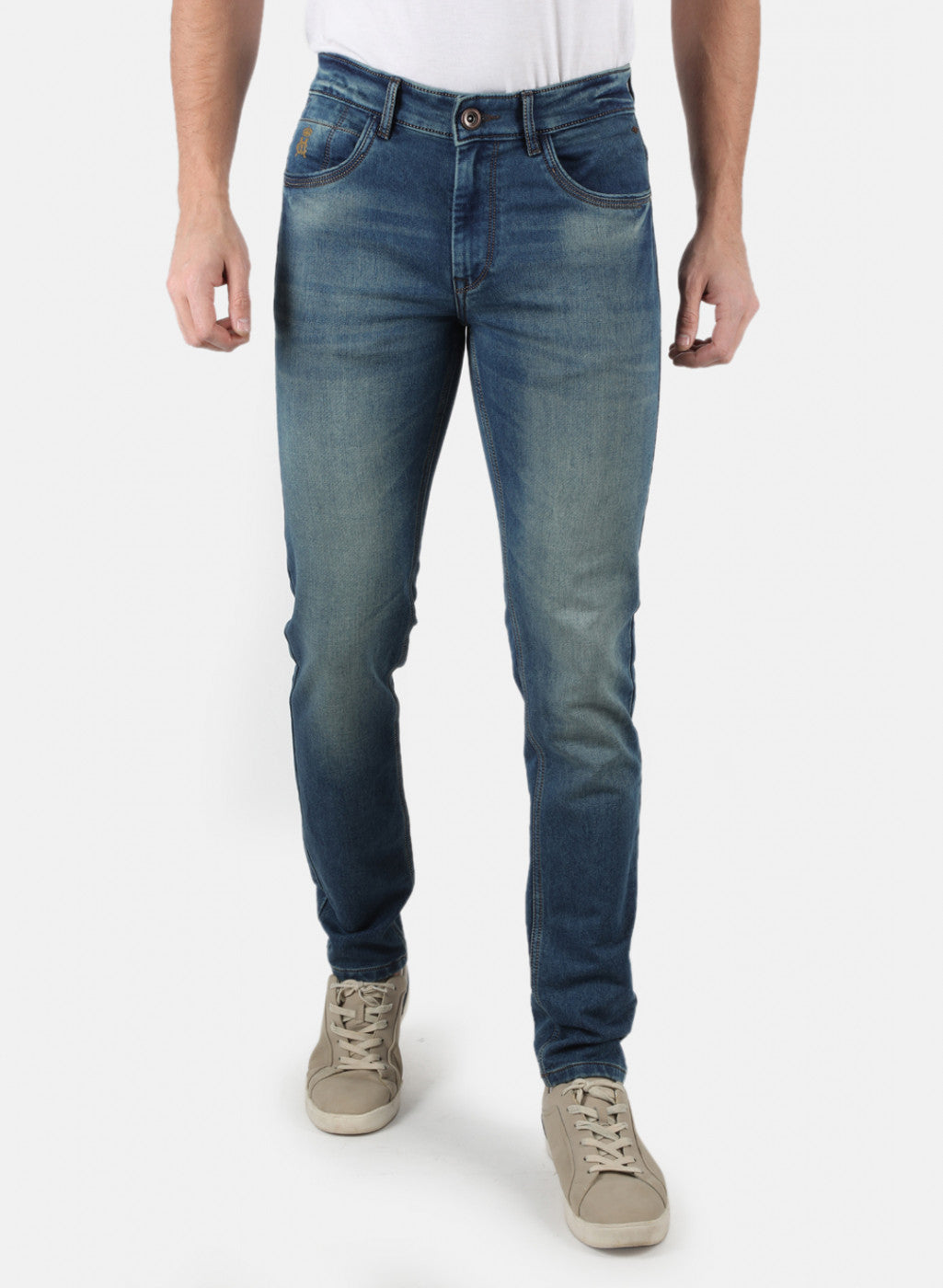 Men Blue Narrow Fit Denim