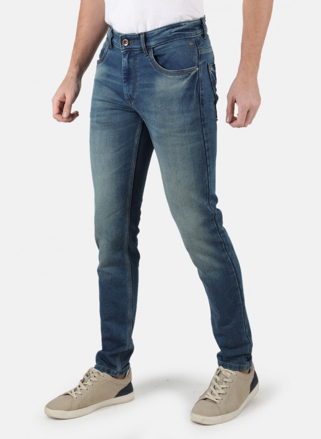 Men Blue Narrow Fit Denim