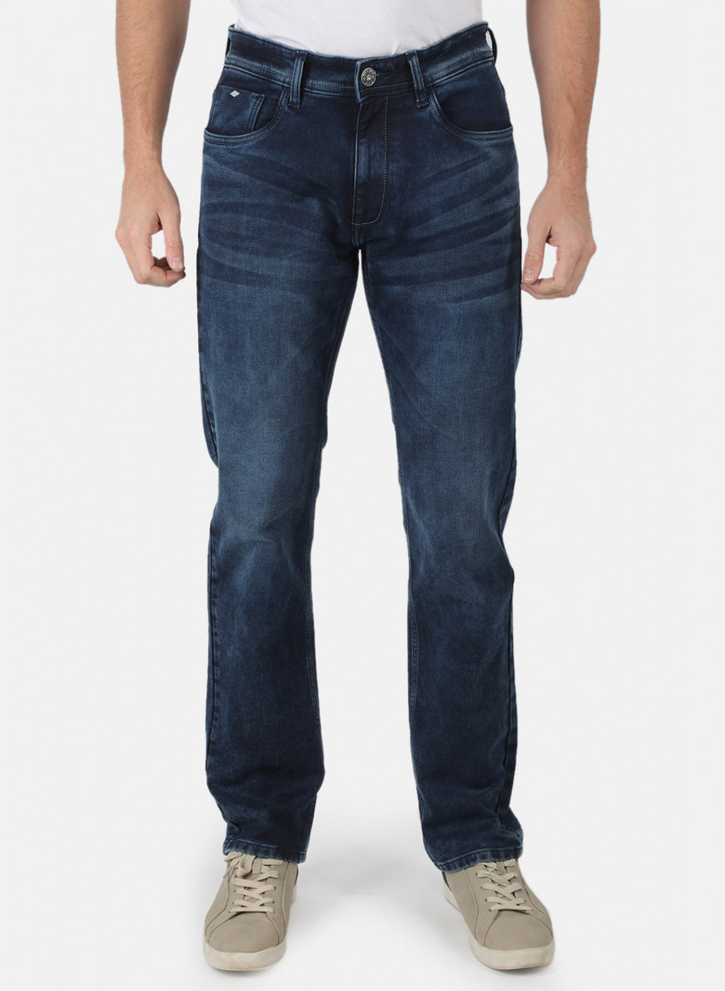 Men Blue Regular Fit Denim