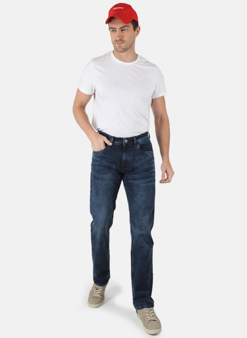 Men Blue Regular Fit Denim