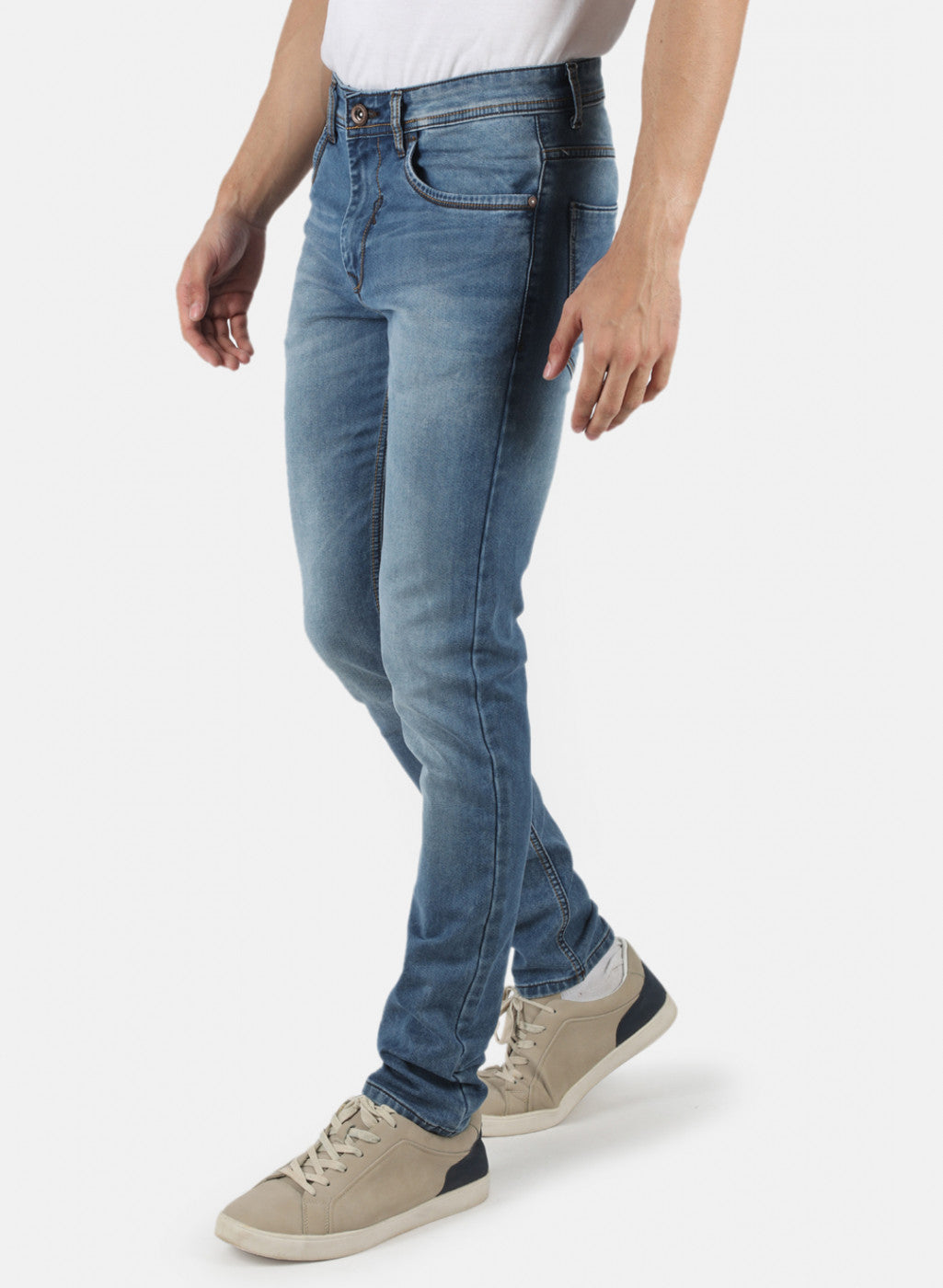 Men Blue Narrow Fit Denim