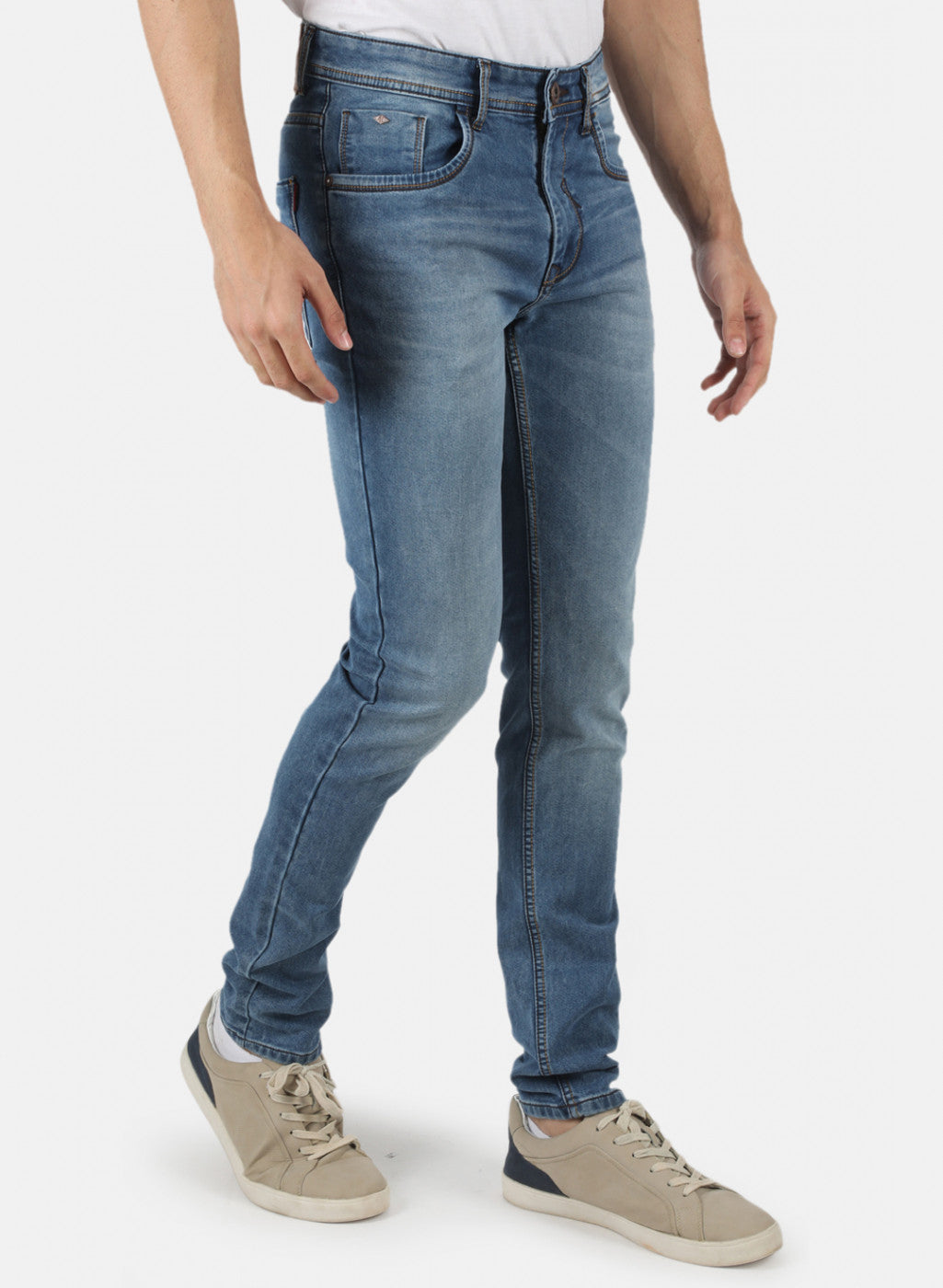 Men Blue Narrow Fit Denim