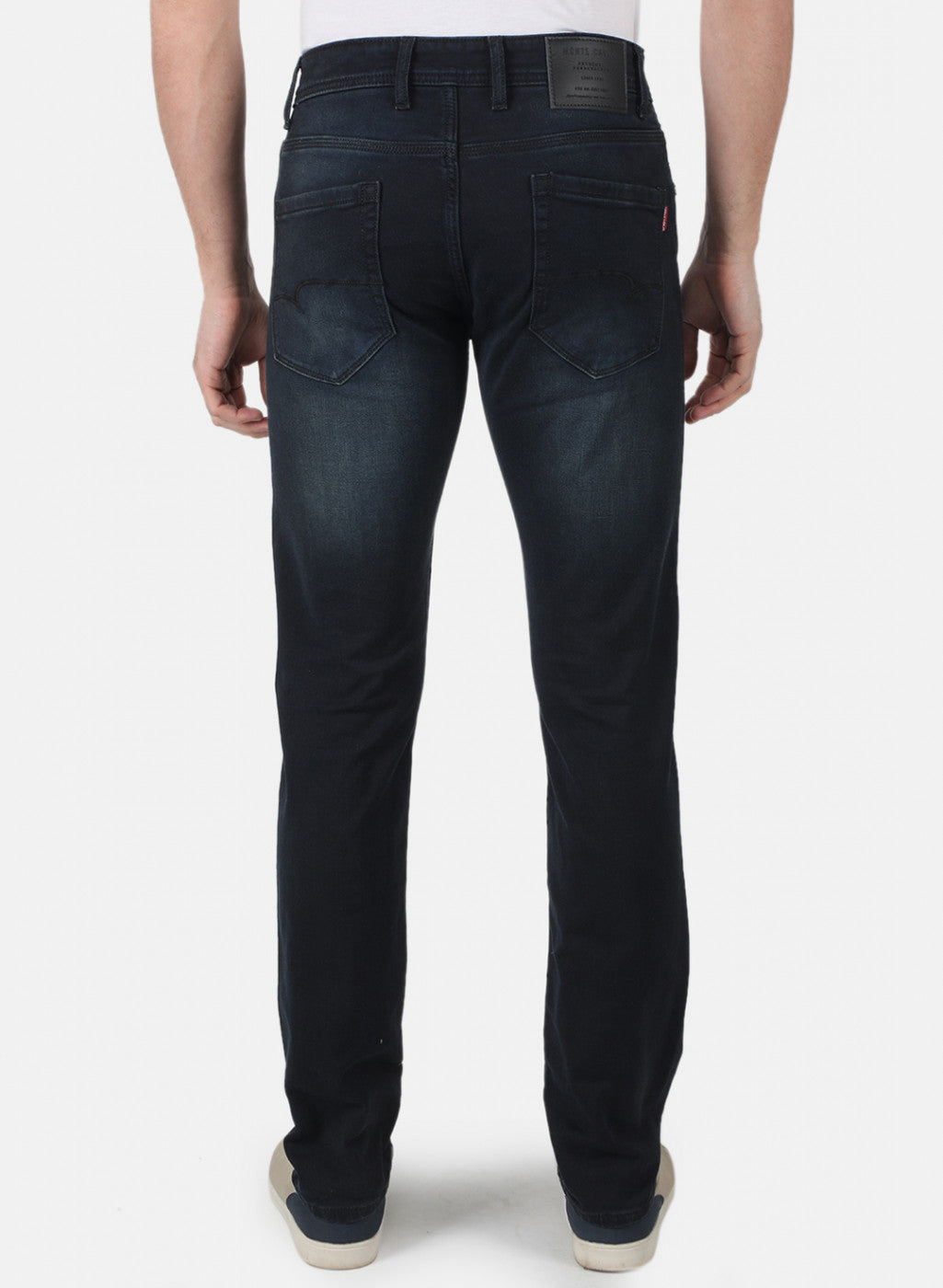 Men Black Narrow Fit Denim