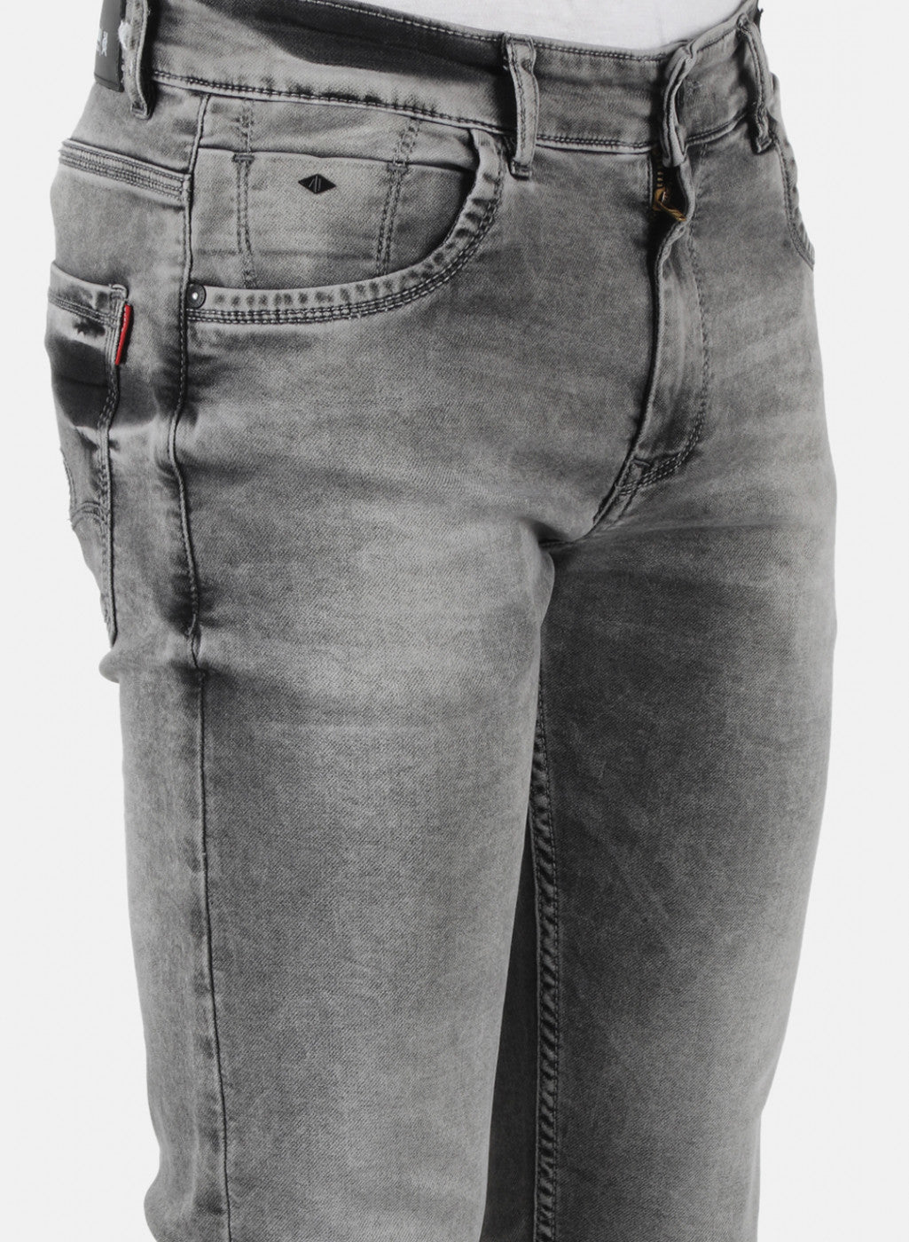 Men Grey Skinny Fit Denim