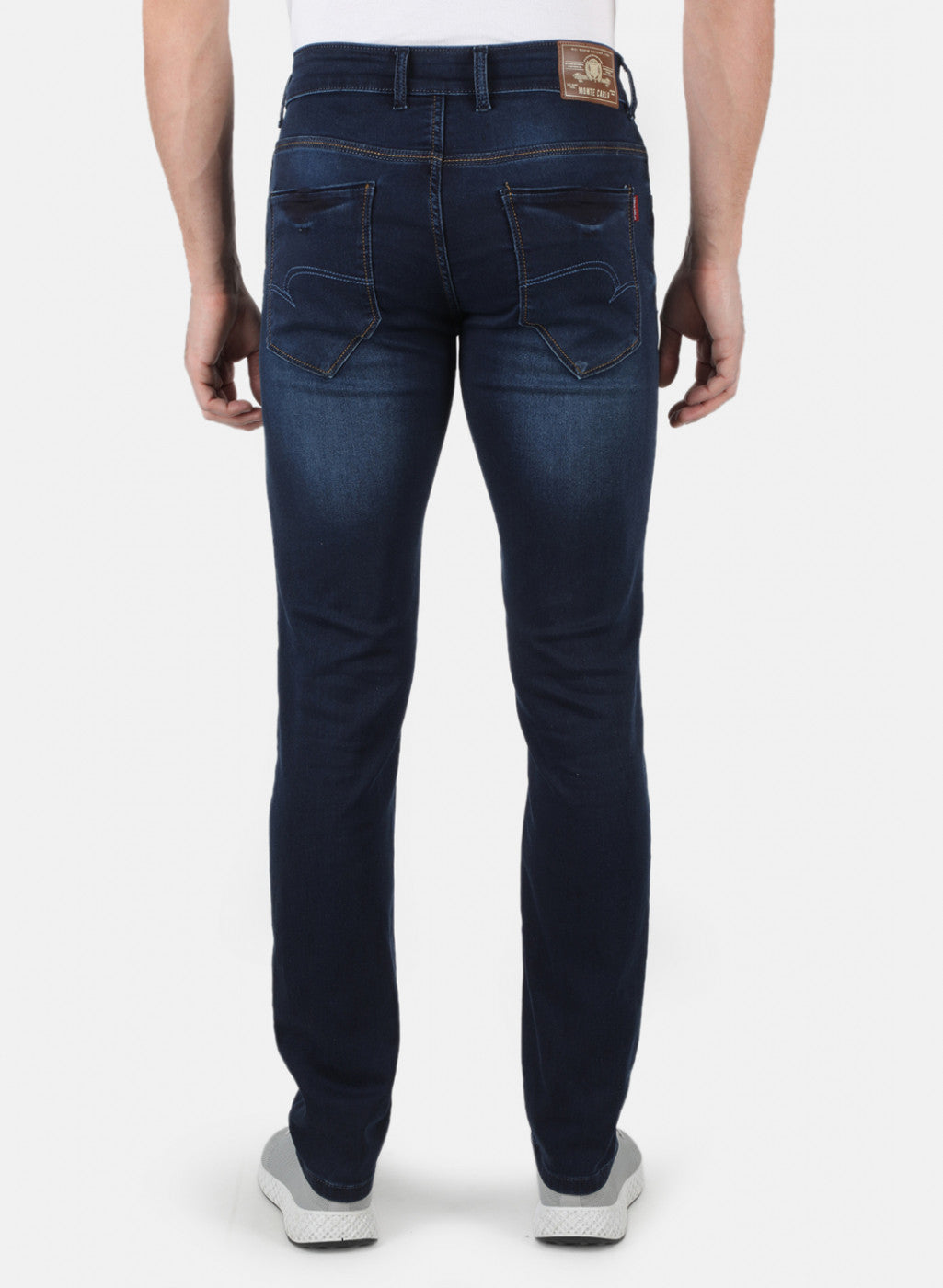 Men Navy Blue Skinny Fit Denim