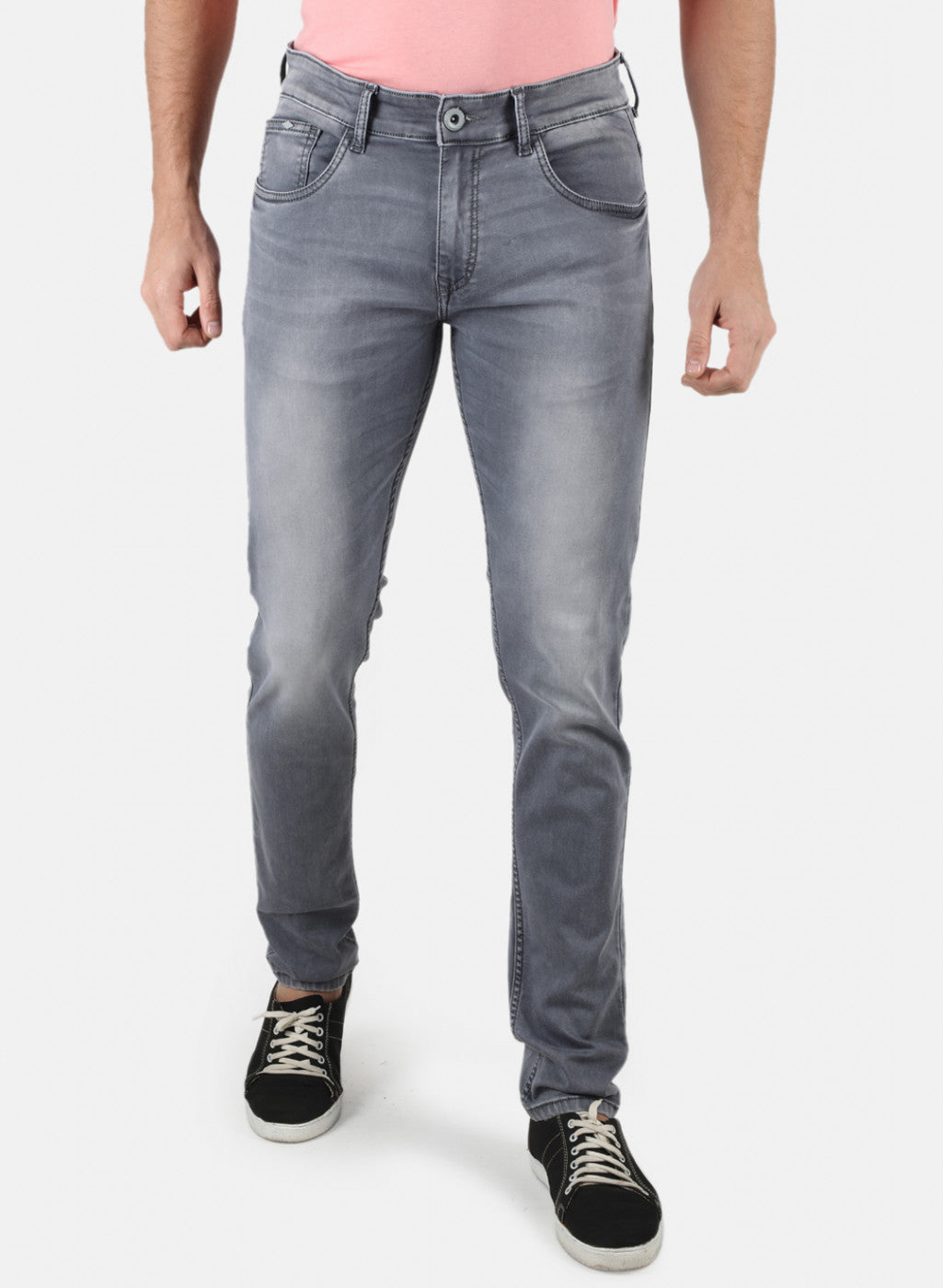 Men Grey Skinny Fit Denim