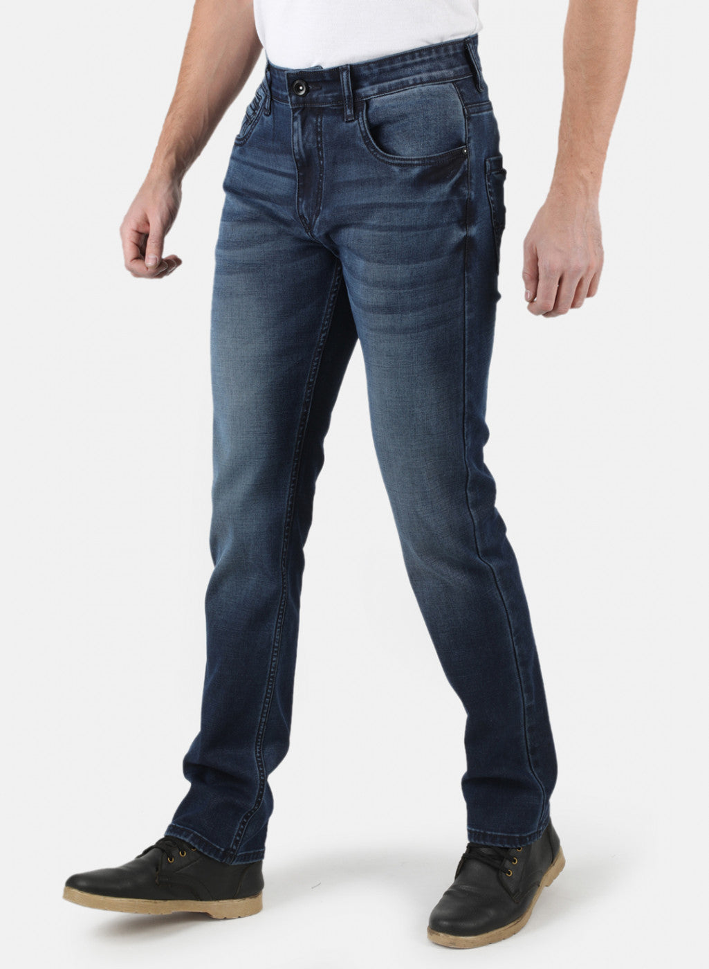 Men Blue Regular Fit Denim