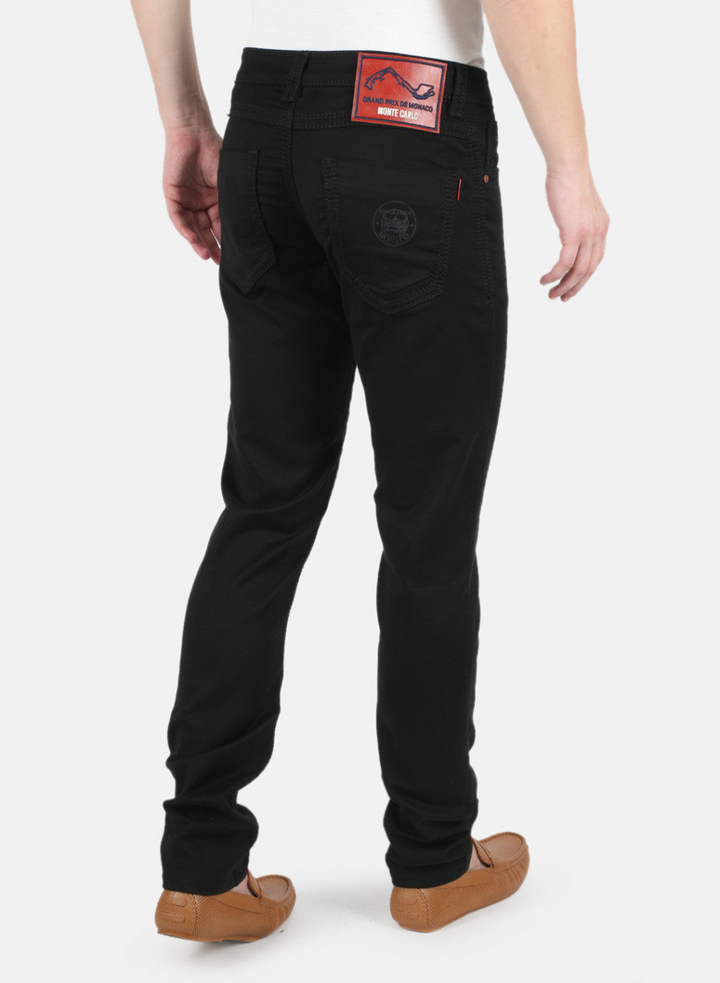 Men Black Narrow Fit Denim