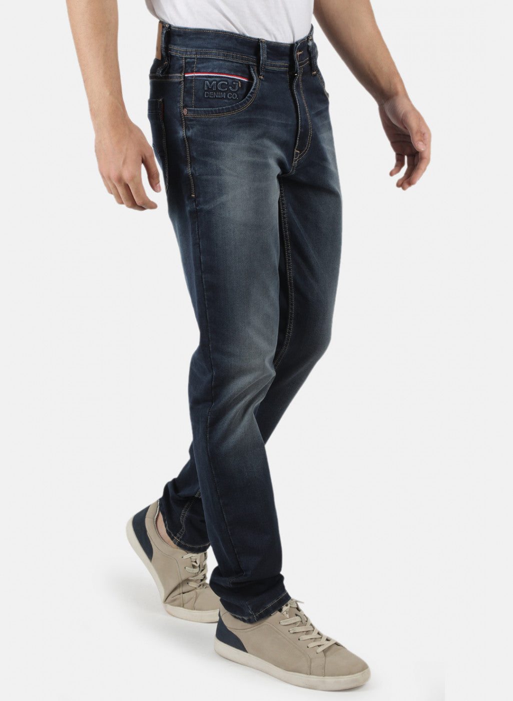 Men Blue Narrow Fit Denim