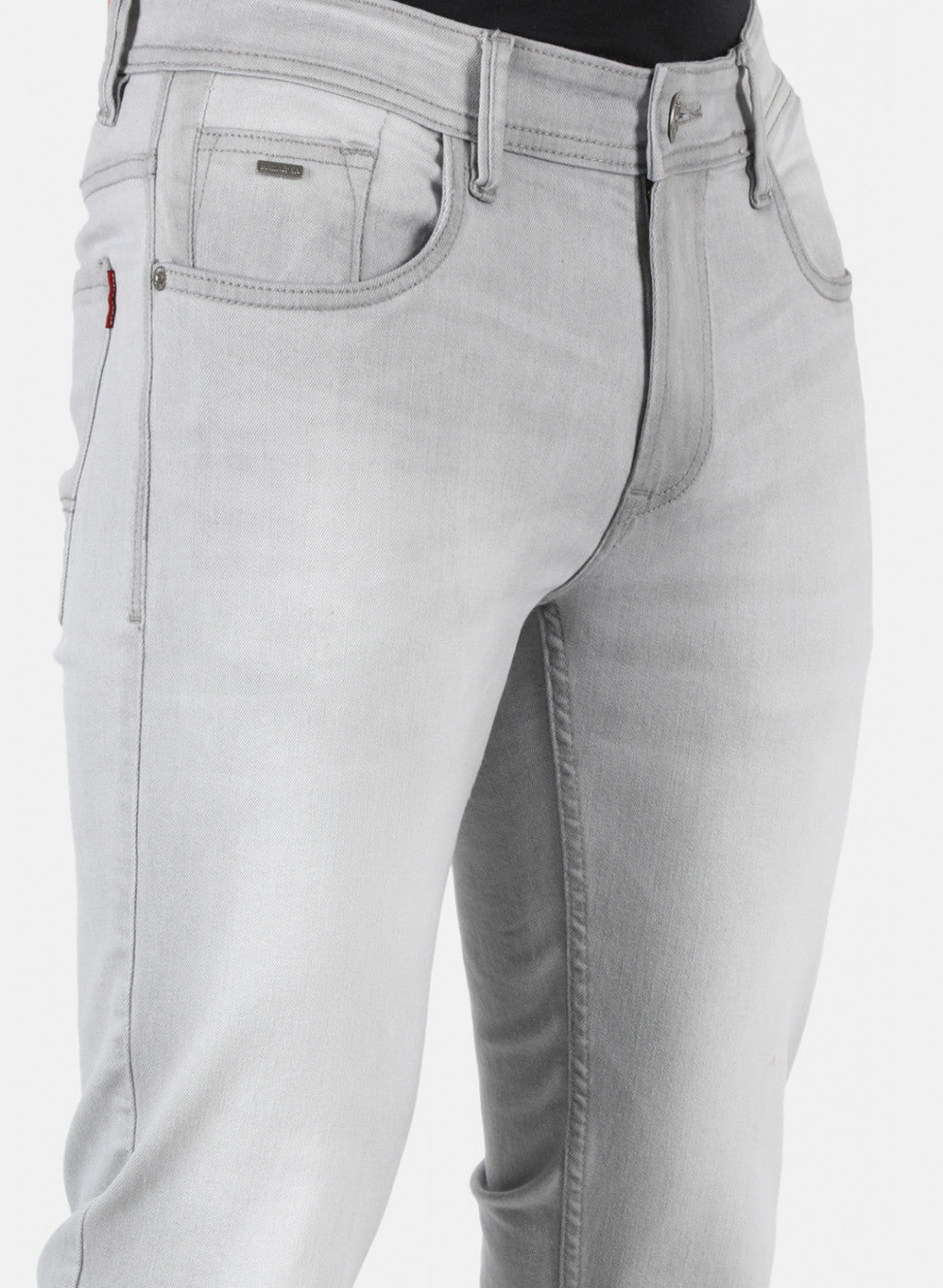 Men Grey Narrow Fit Denim