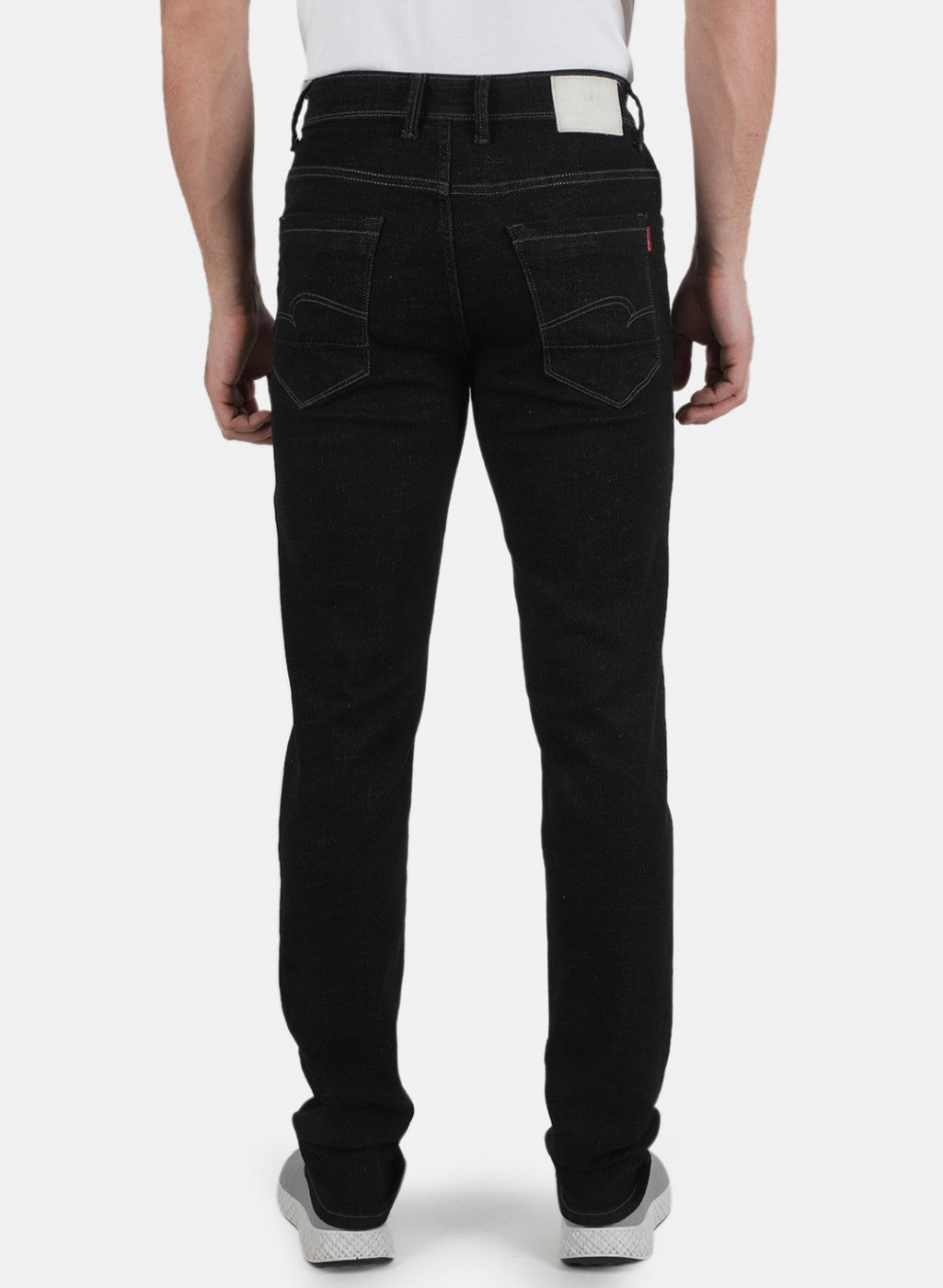 Men Black Narrow Fit Denim