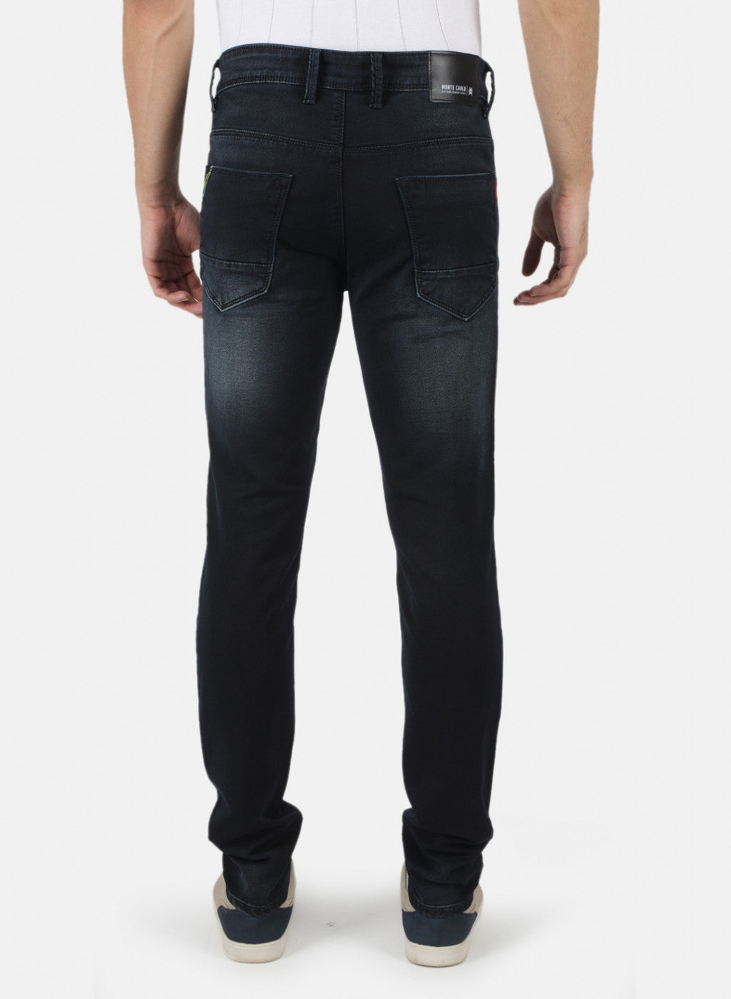 Men Black Skinny Fit Denim