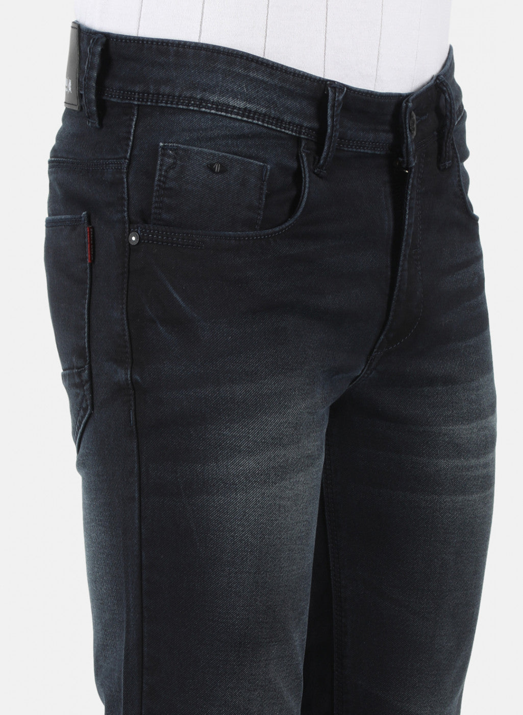 Men Black Skinny Fit Denim