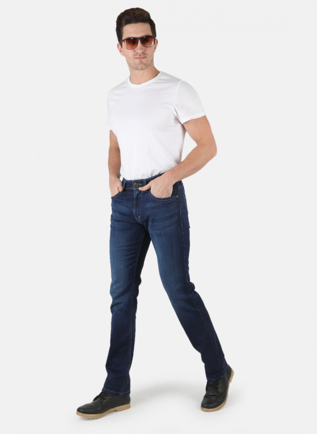 Men Blue Regular Fit Denim