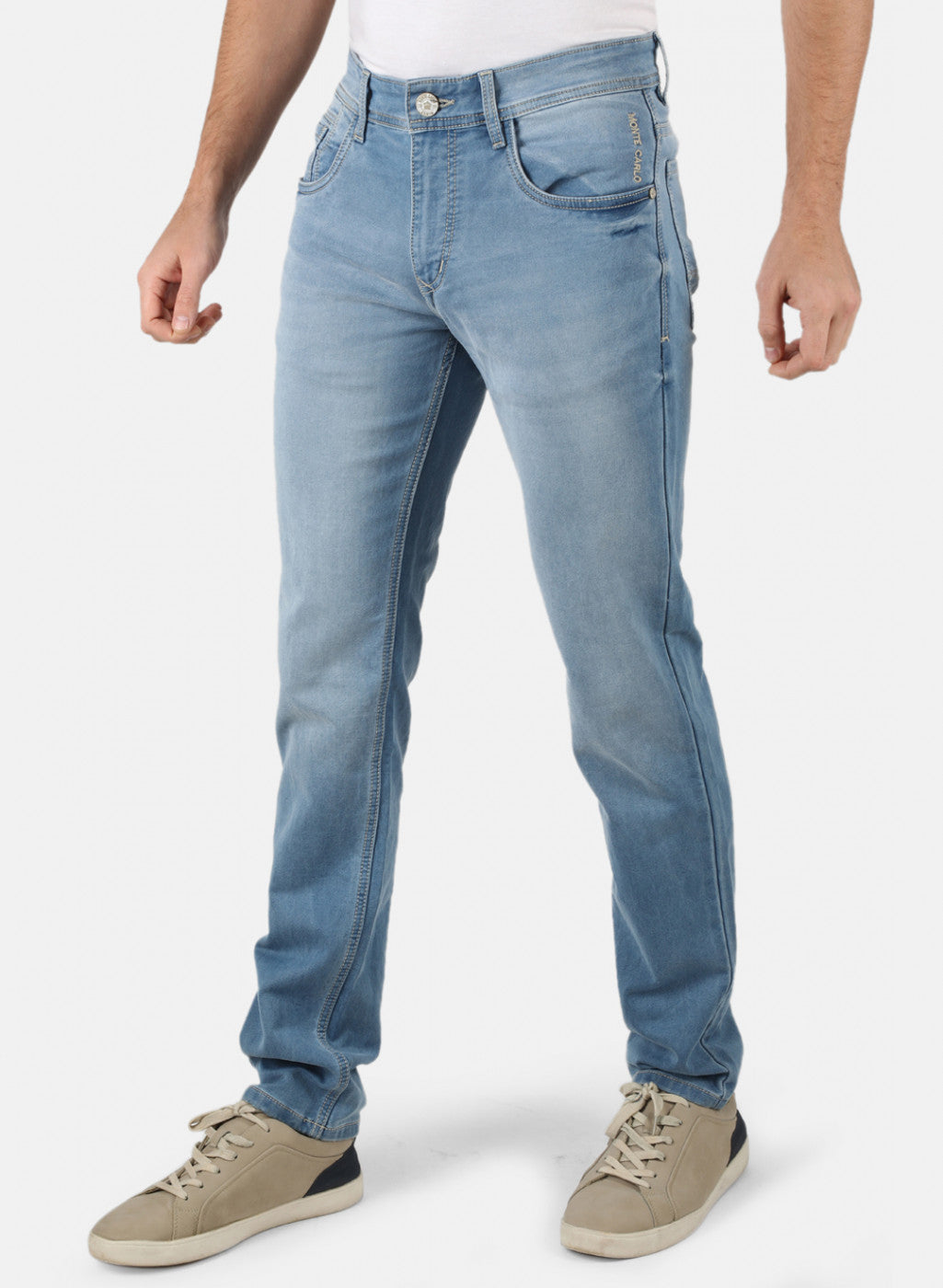 Men Blue Narrow Fit Denim