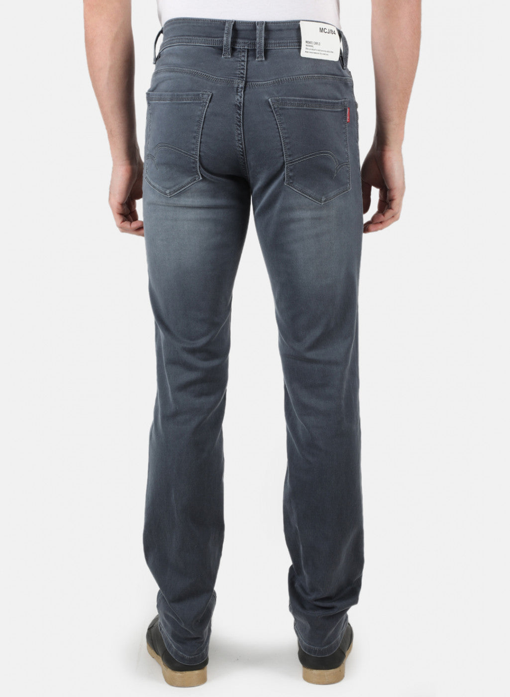 Men Grey Narrow Fit Denim