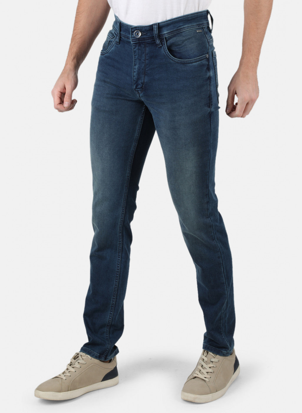 Men Blue Narrow Fit Denim