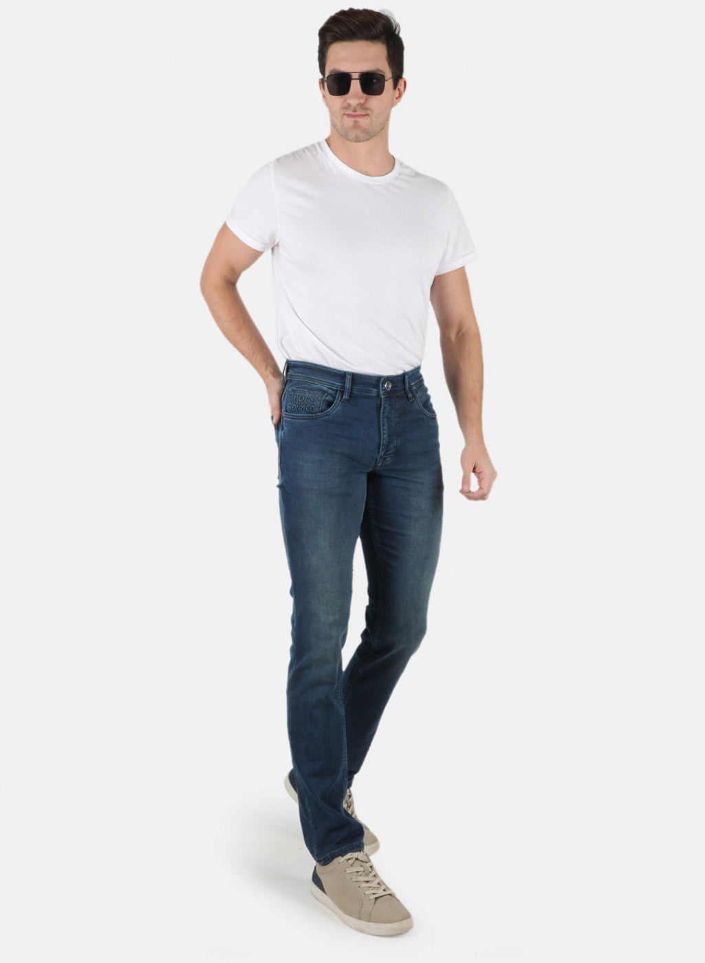 Men Blue Narrow Fit Denim