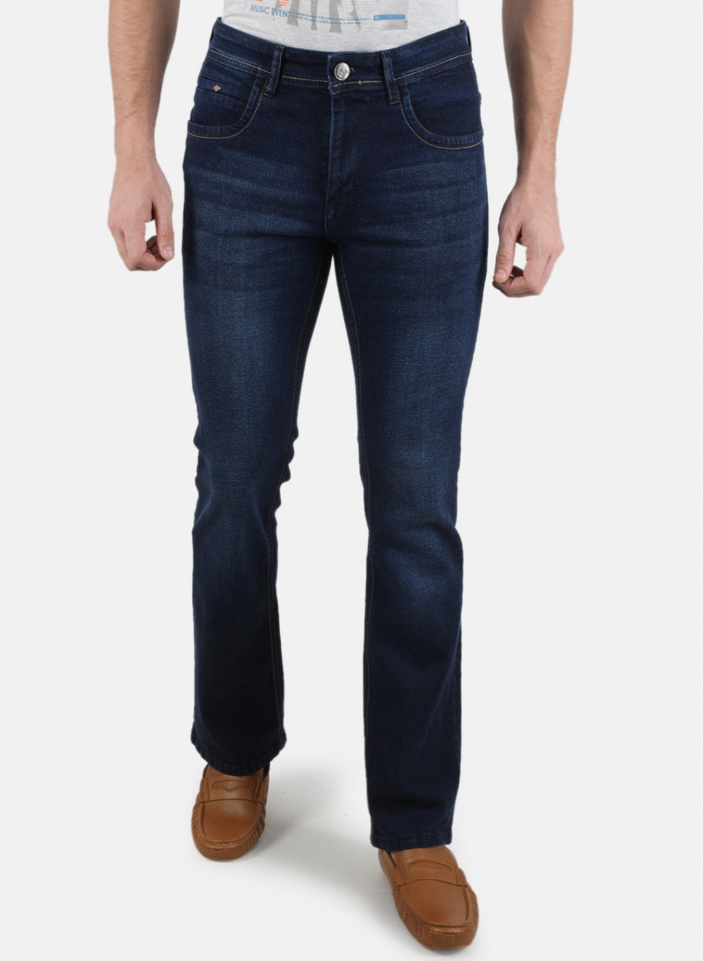 Men Blue Tailor Fit Denim