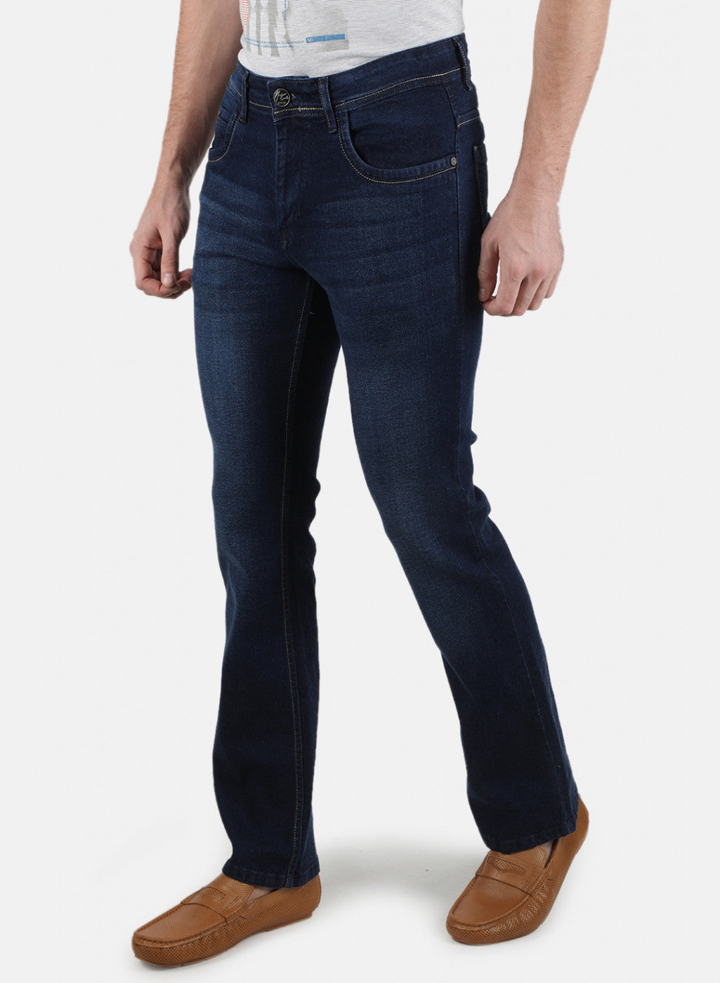 Men Blue Tailor Fit Denim