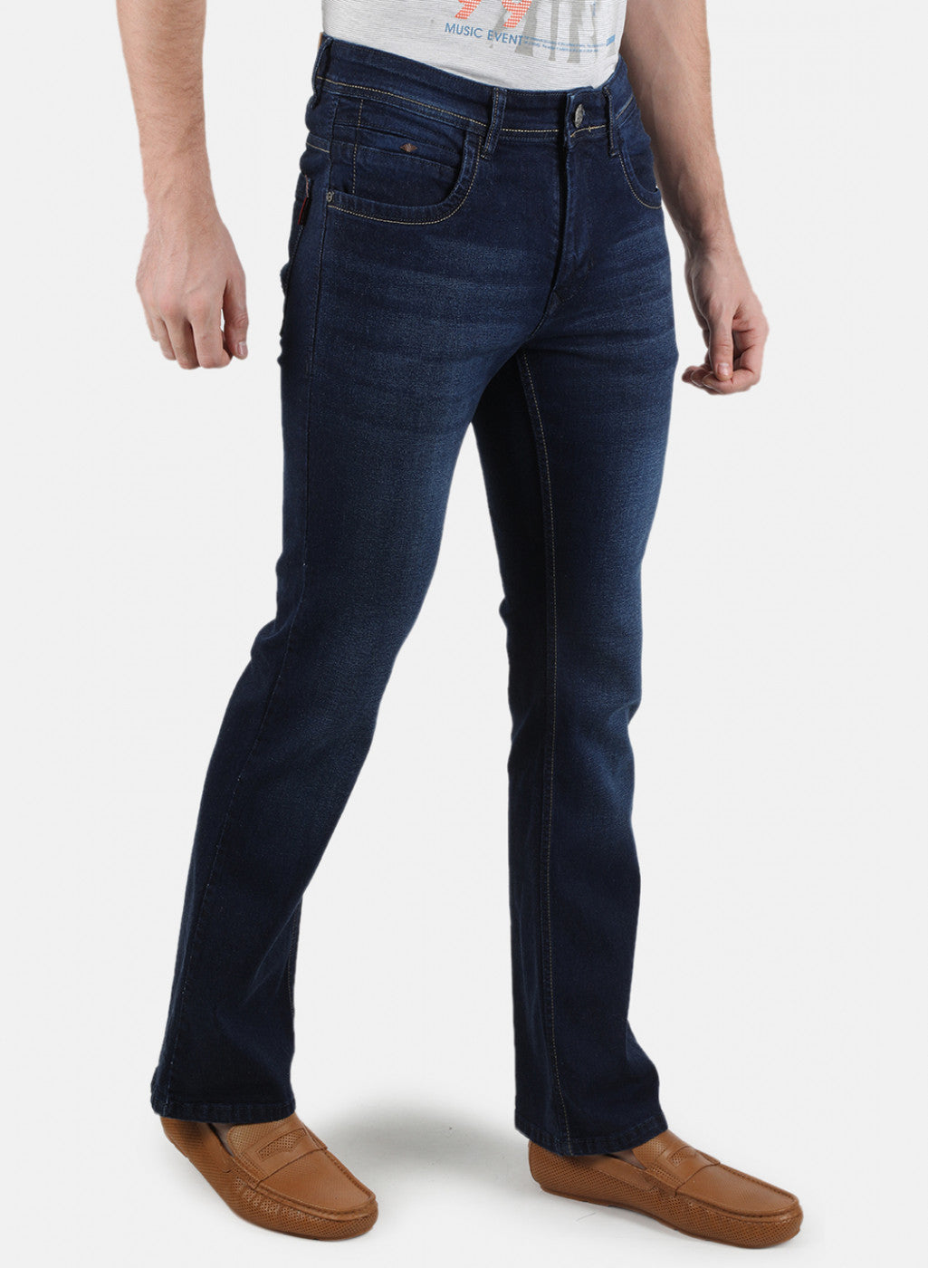 Men Blue Tailor Fit Denim