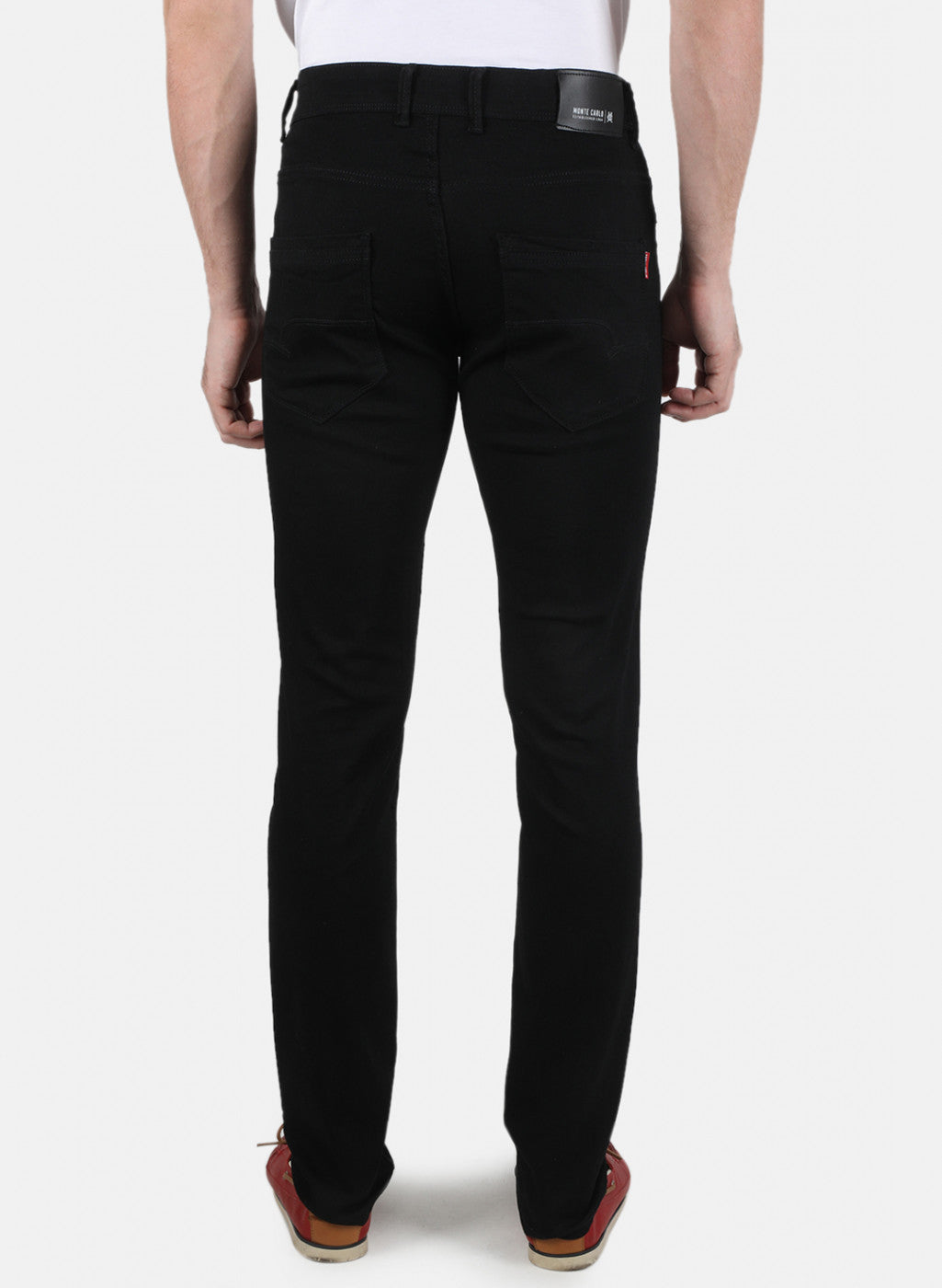 Men Black Narrow Fit Denim