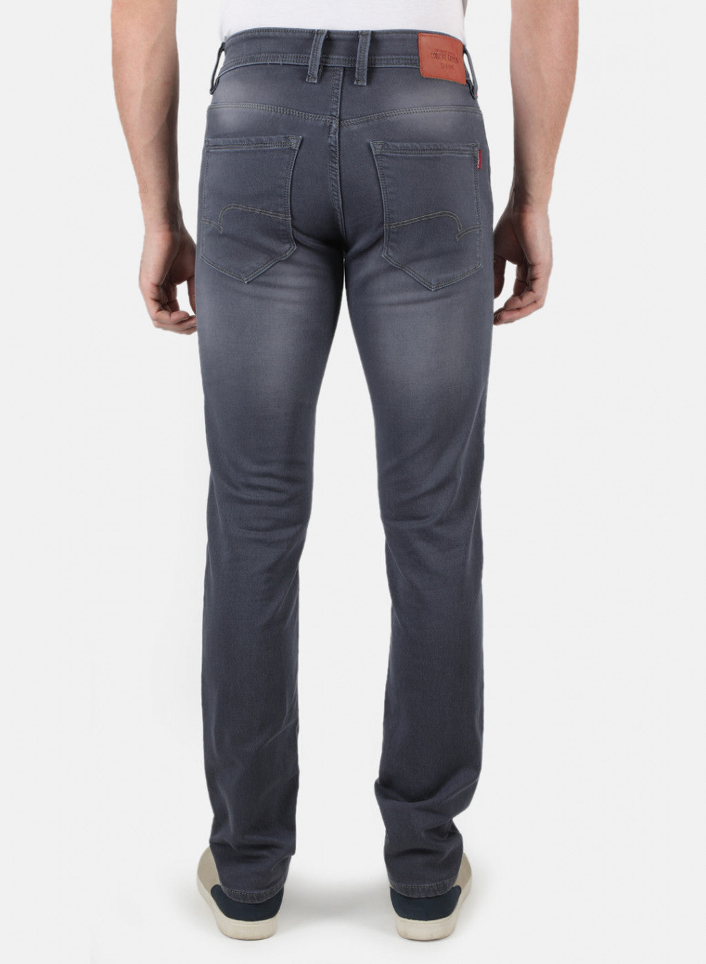 Men Grey NArrow Fit Denim