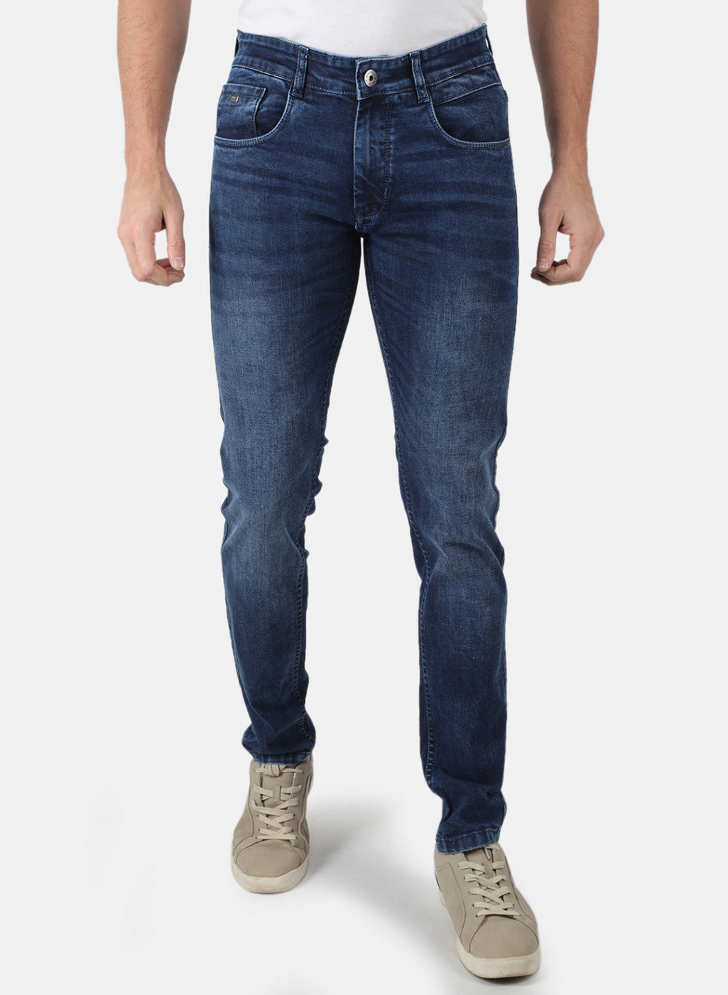 Men Blue Narrow Fit Denim