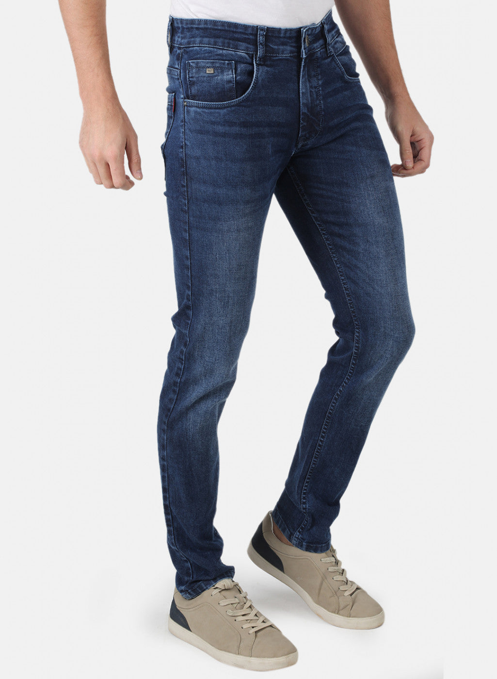 Men Blue Narrow Fit Denim