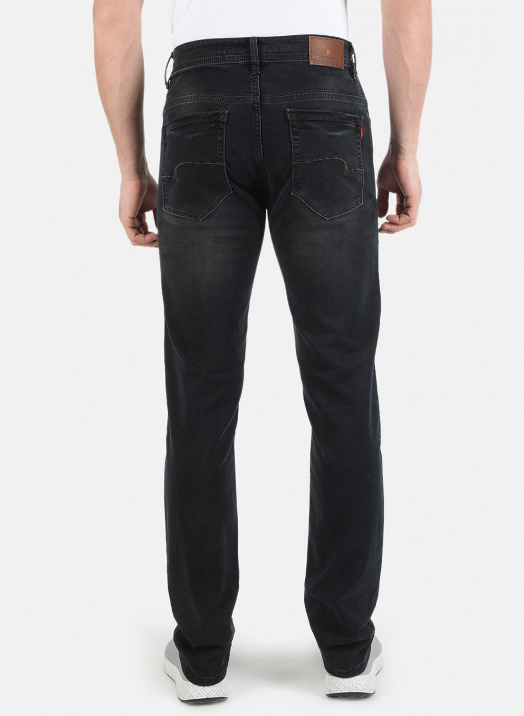 Men Black Narrow Fit Denim