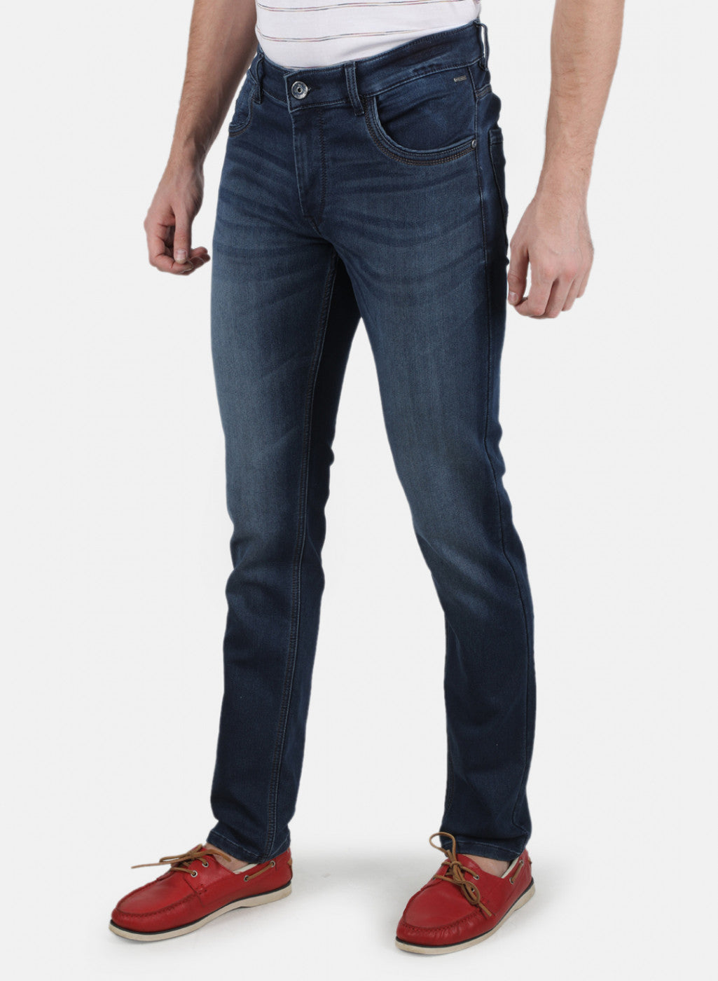 Men Blue Tailor Fit Denim