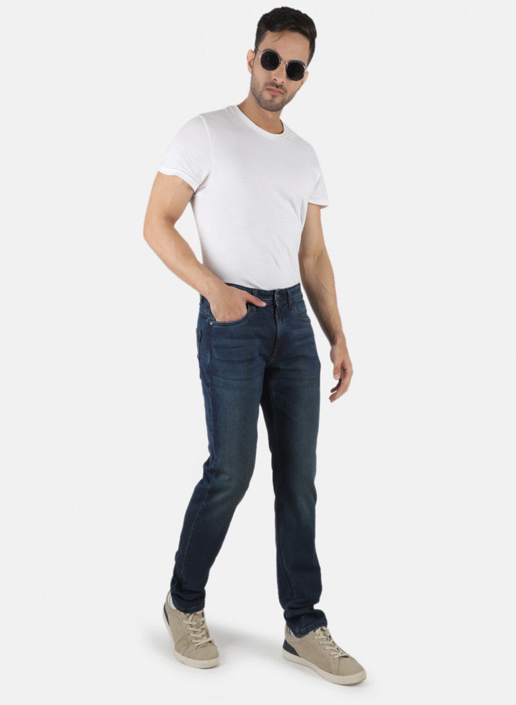 Men Blue Narrow Fit Denim