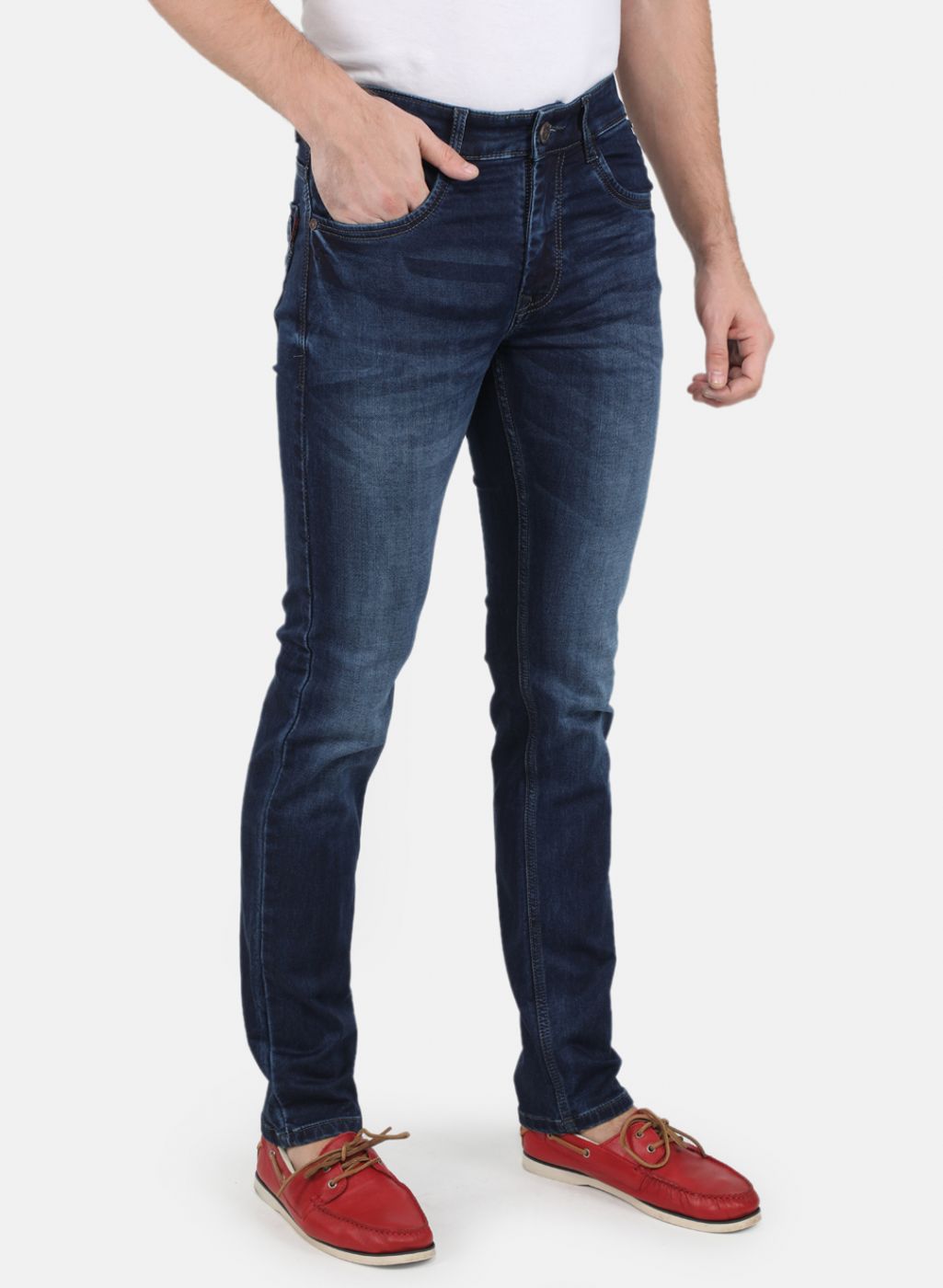 Men Blue Narrow Fit Denim