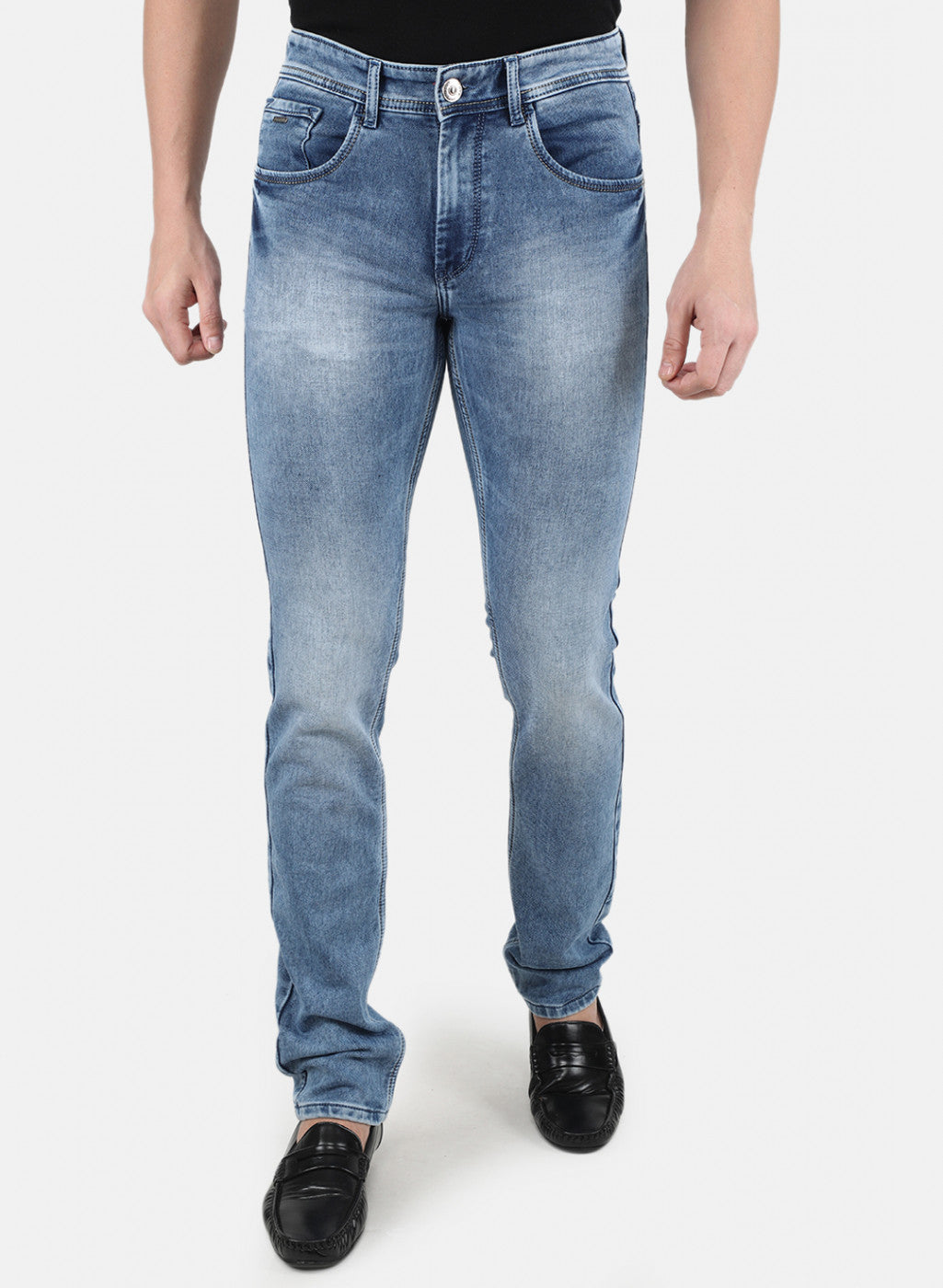 Men Blue Narrow Fit Denim