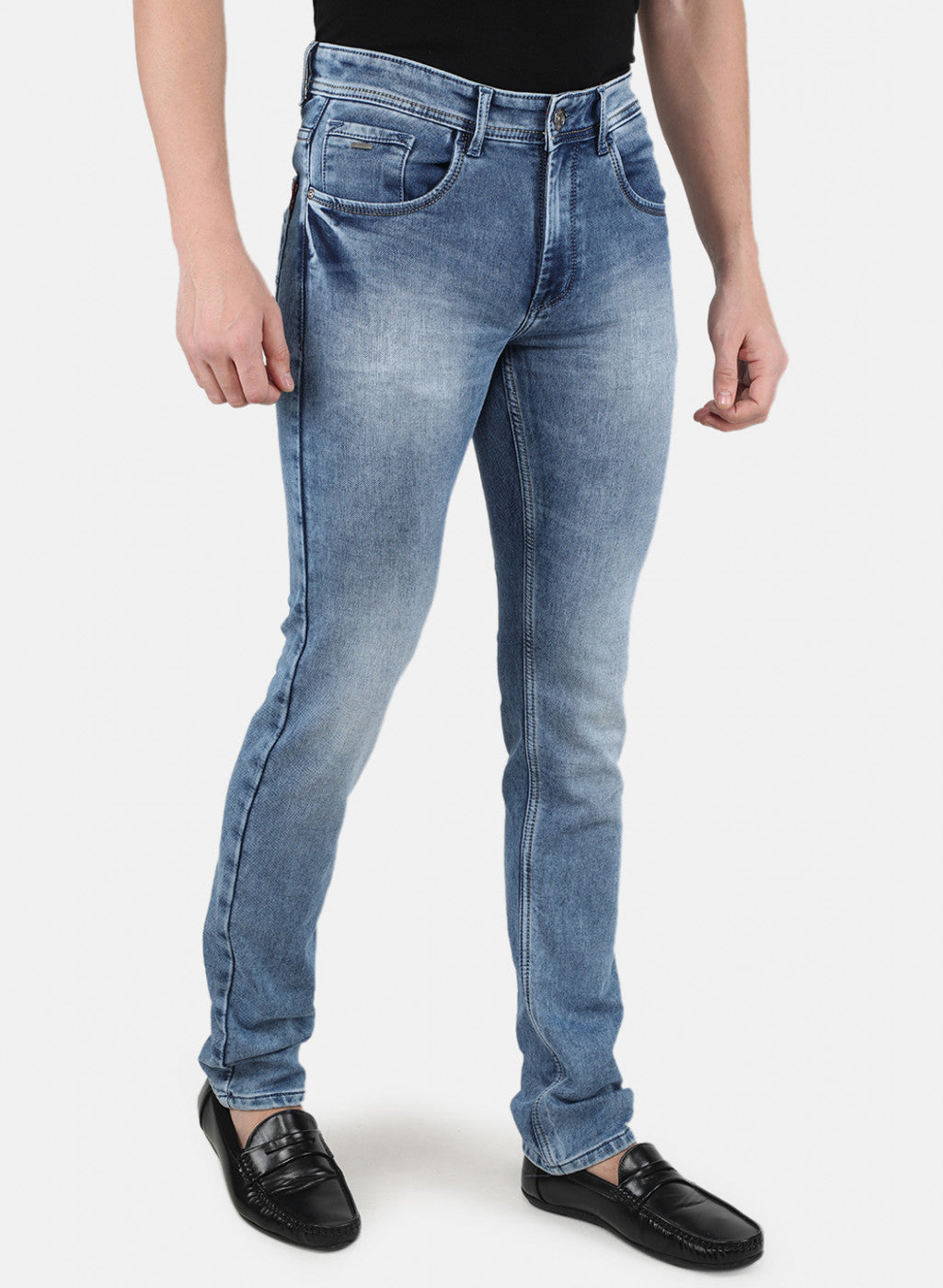 Men Blue Narrow Fit Denim