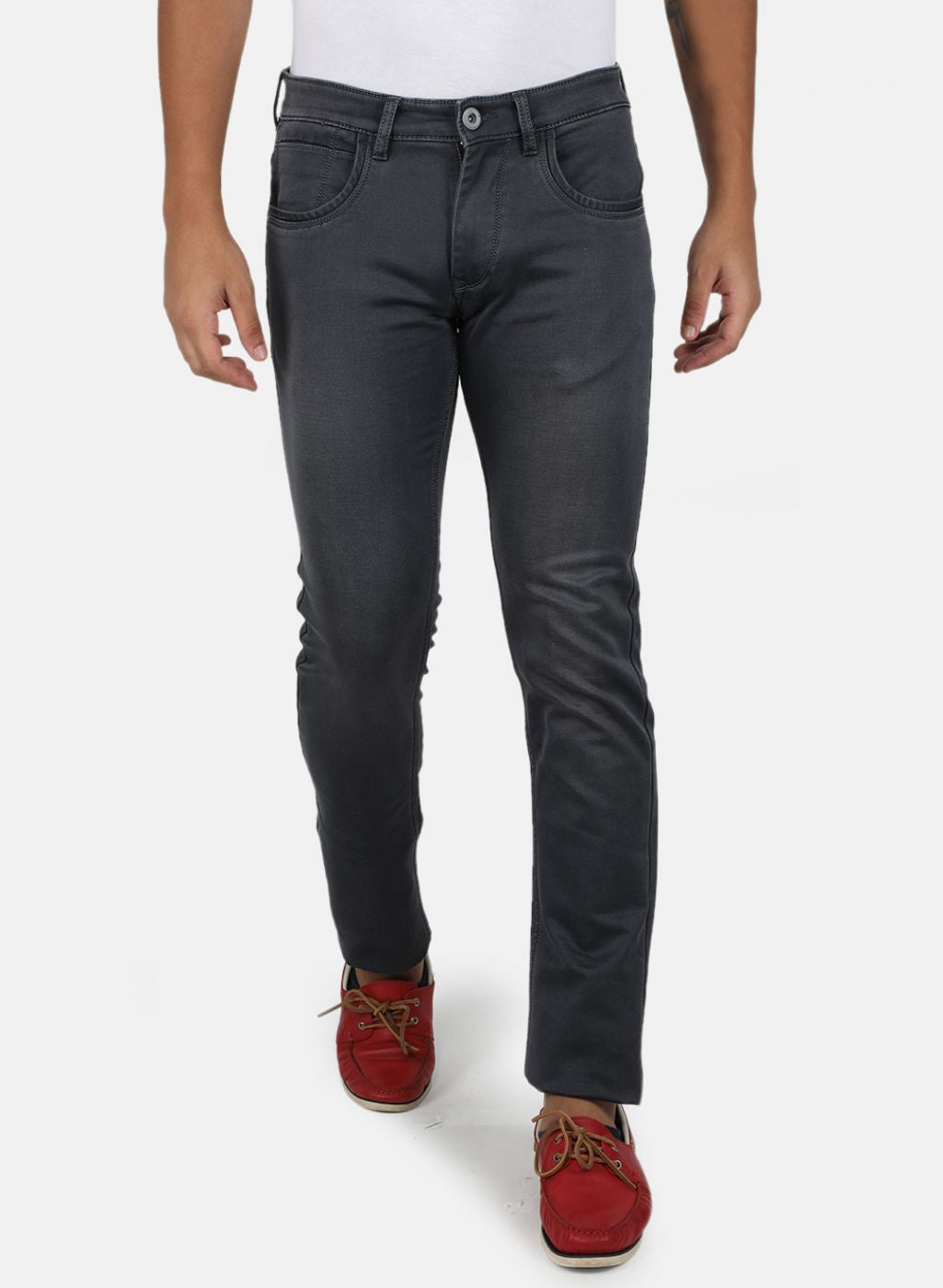 Men Grey Skinny Fit Denim