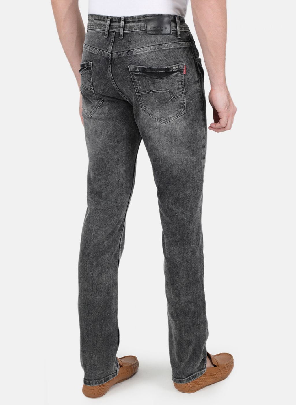 Men Grey Regular Fit Denim