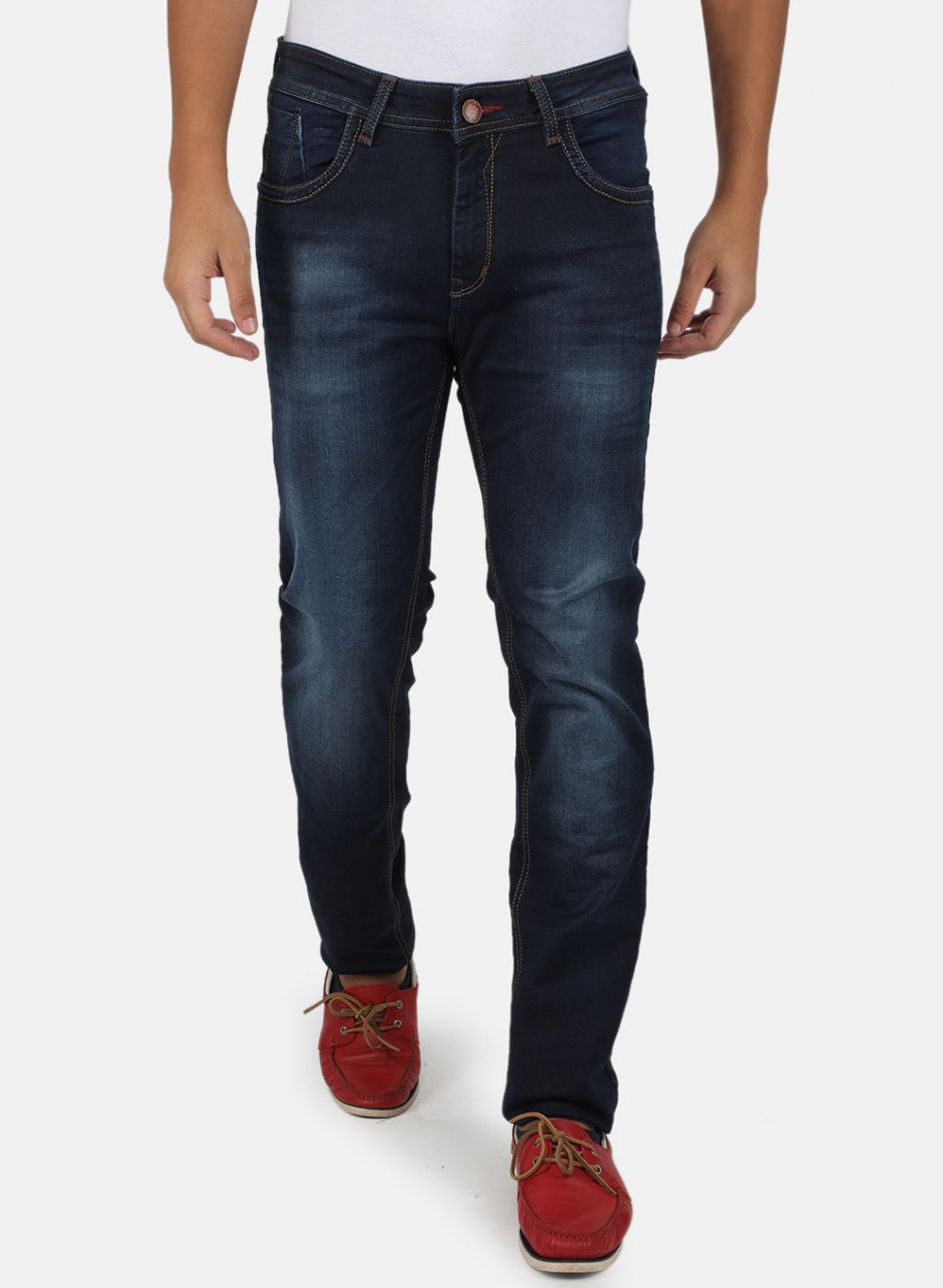 Men Blue Narrow Fit Denim