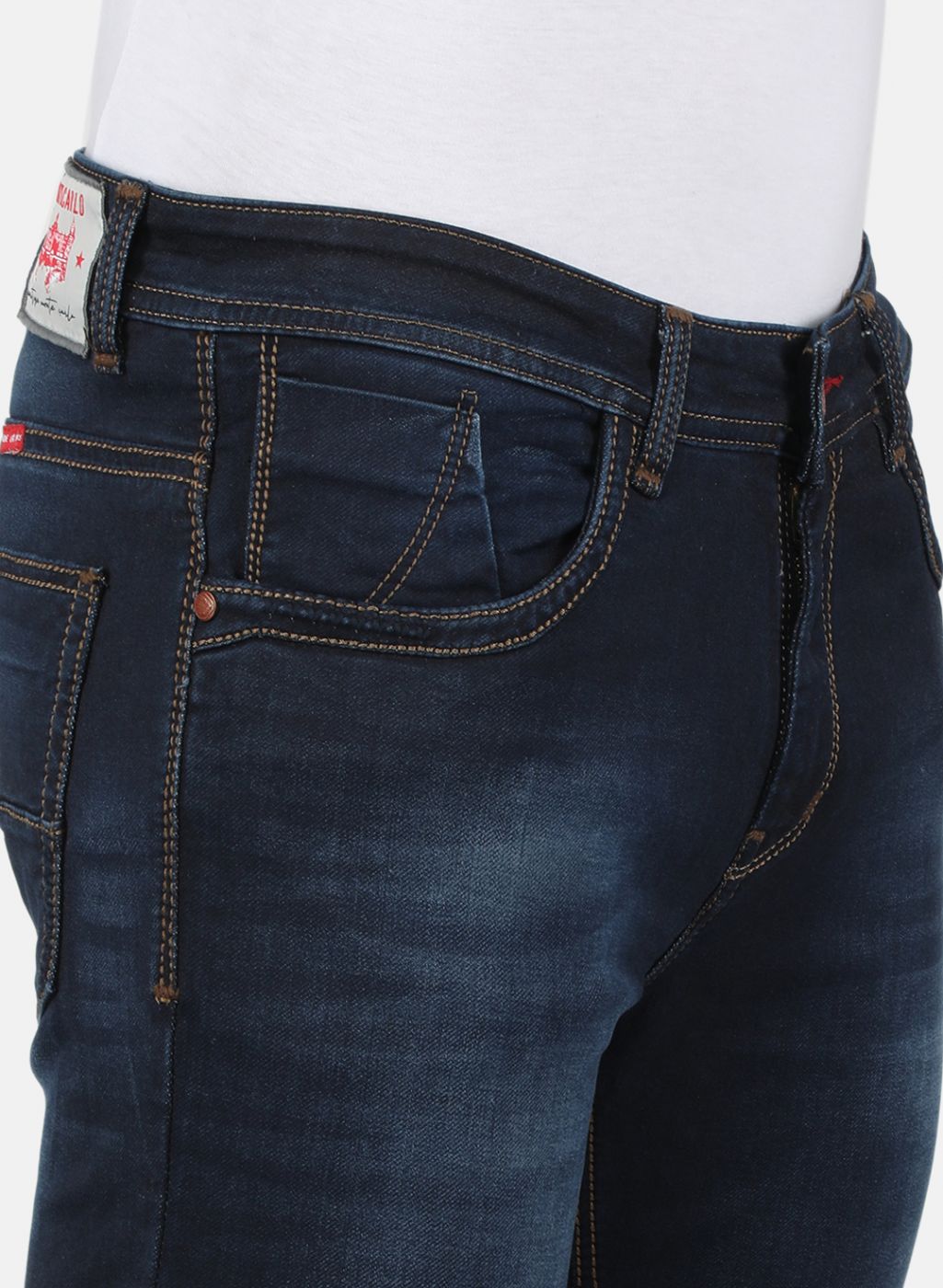 Men Blue Narrow Fit Denim