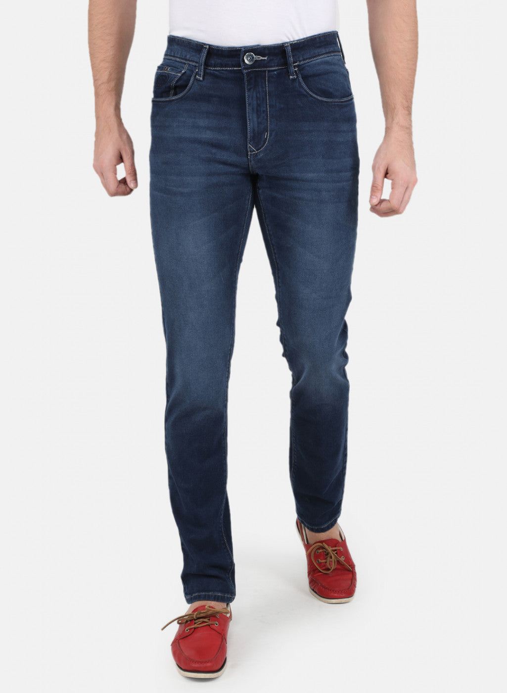 Men Blue Narrow Fit Denim