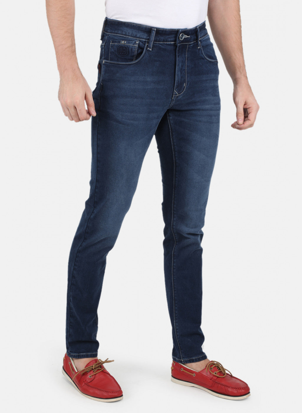 Men Blue Narrow Fit Denim