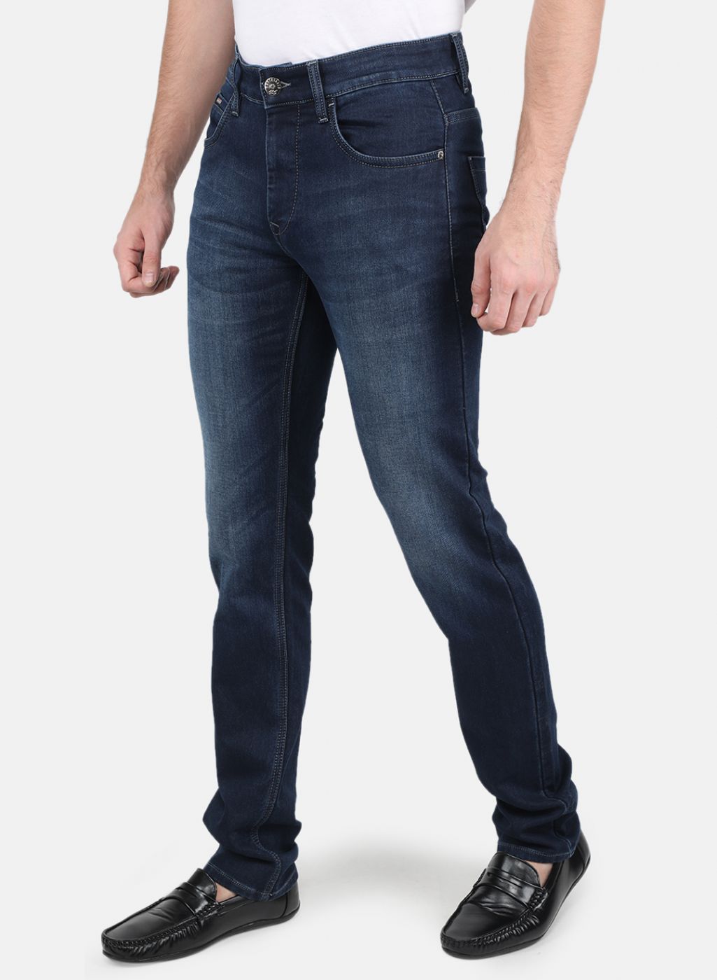 Men Blue Narrow Fit Denim