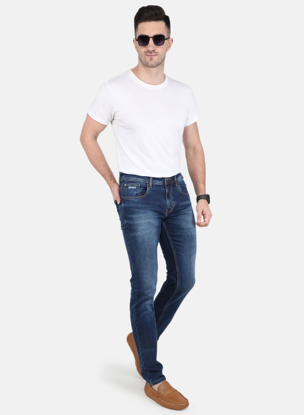 Men Blue Skinny Fit Denim