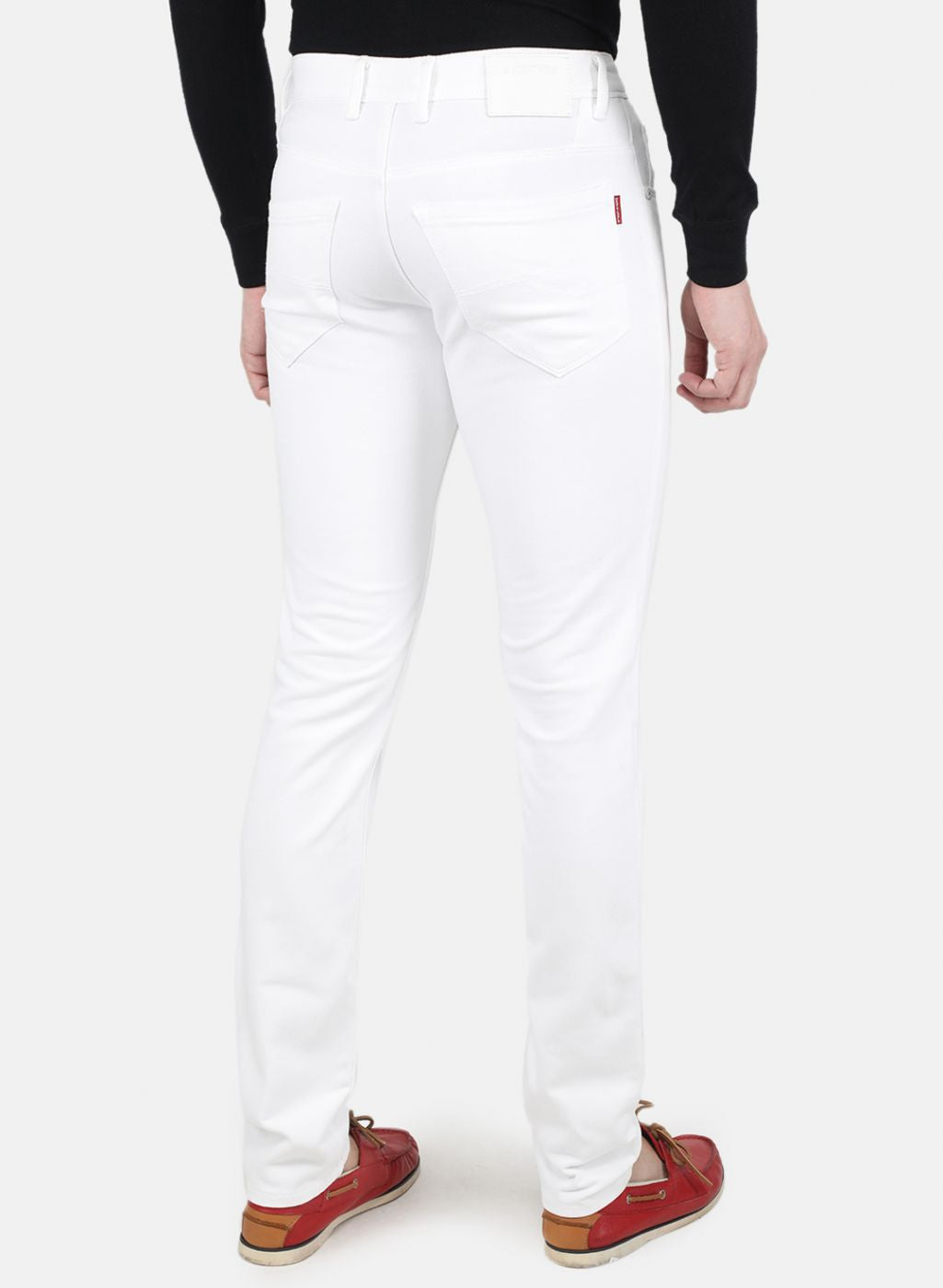 Men White Skinny Fit Denim