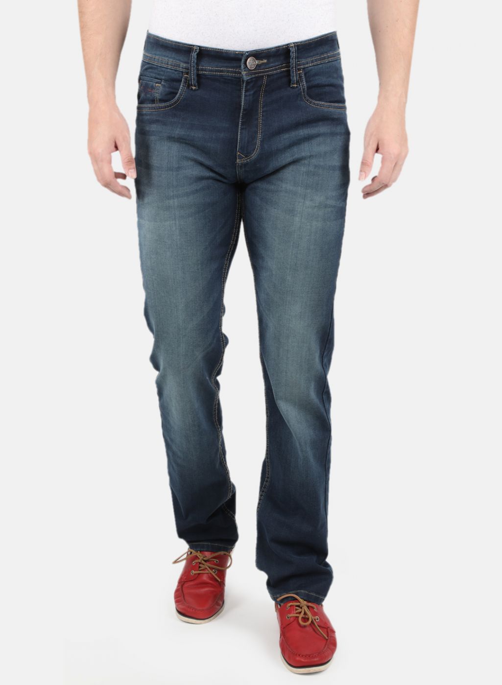 Men Blue Regular Fit Denim