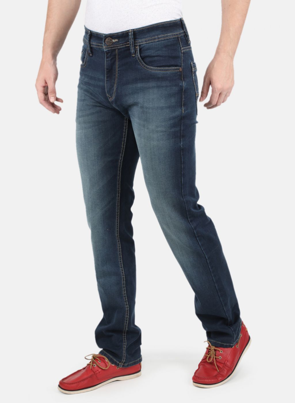 Men Blue Regular Fit Denim