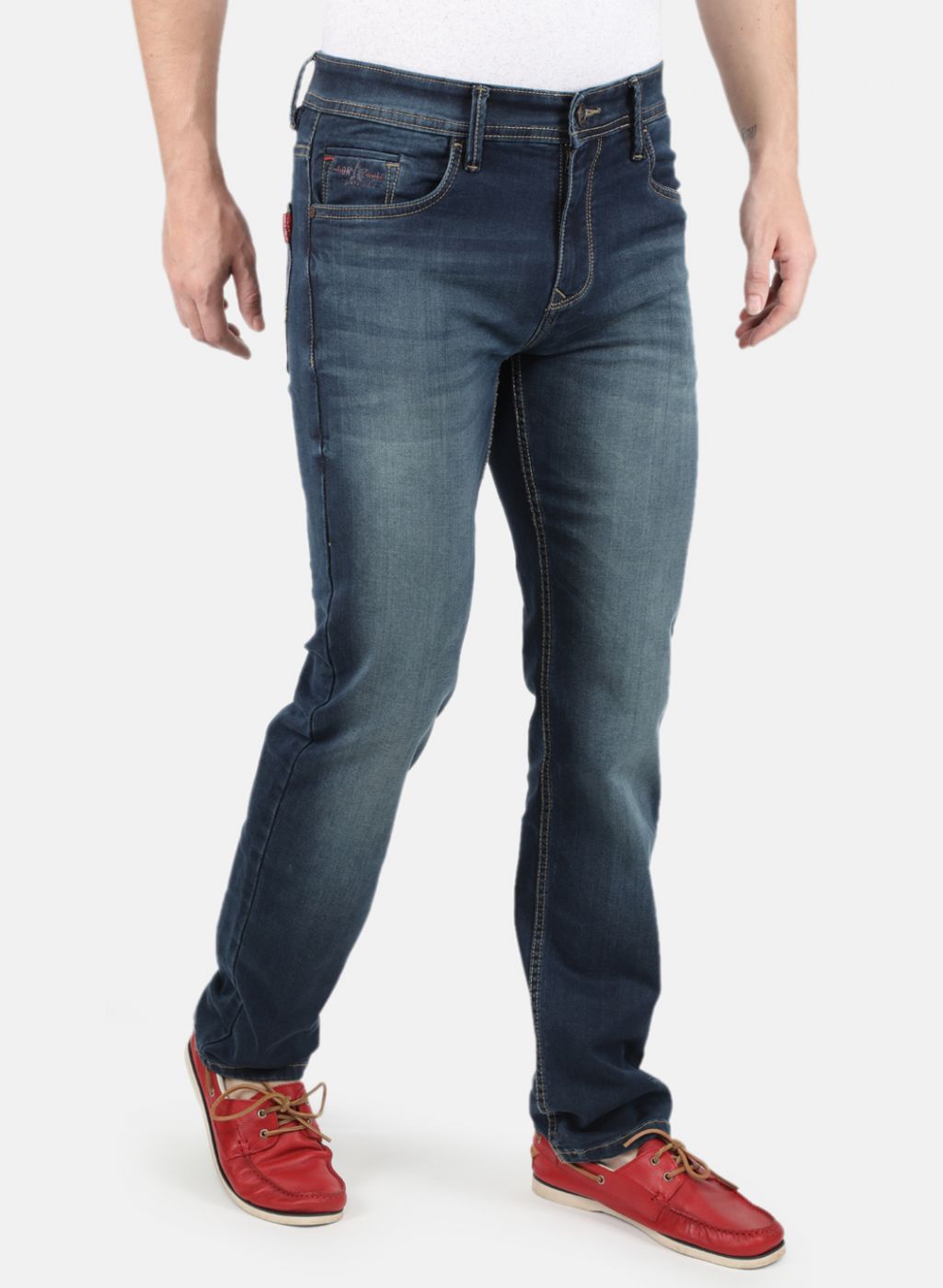 Men Blue Regular Fit Denim